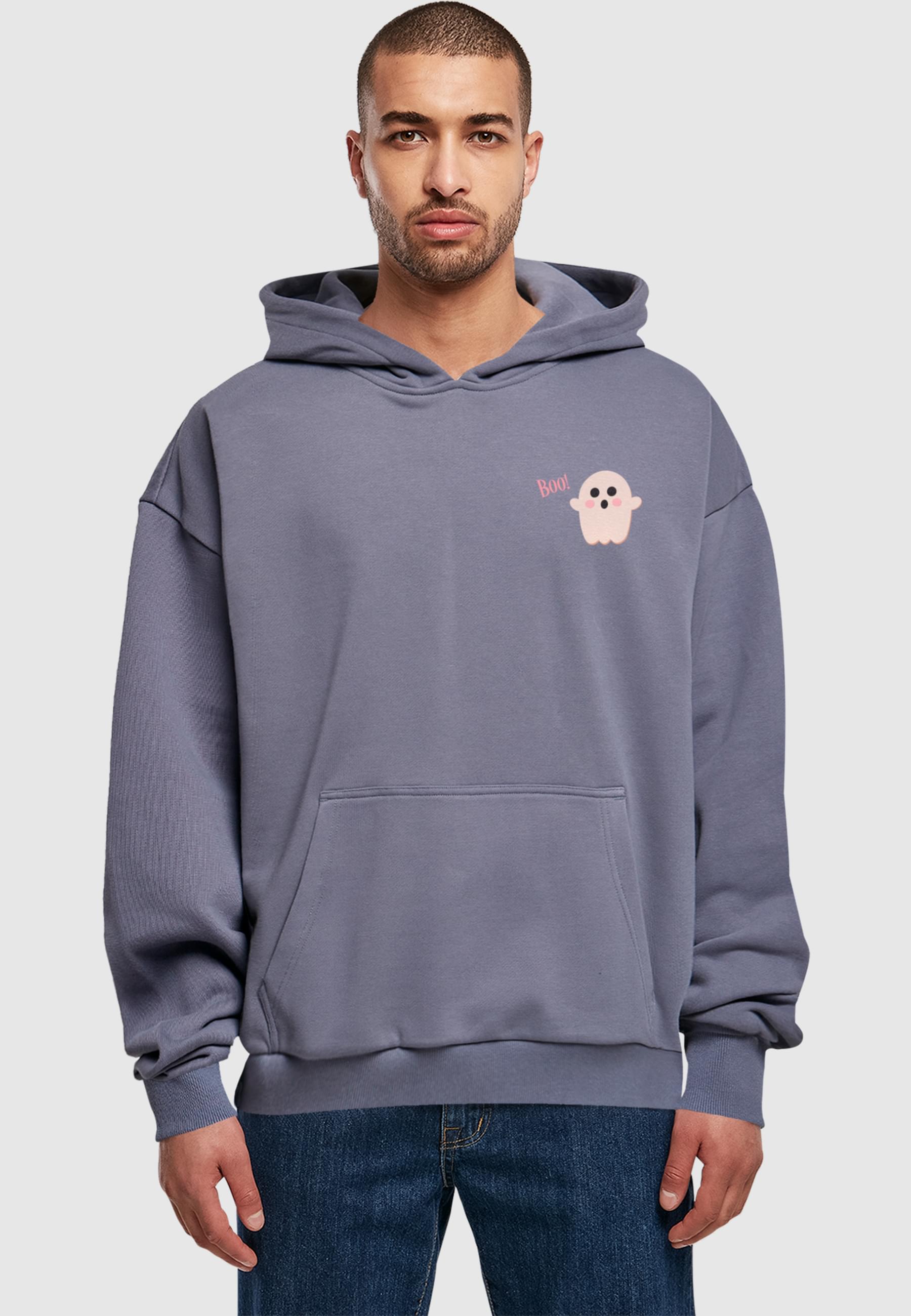 Thumbnail - Merchcode Kapuzensweatshirt "Merchcode Halloween - Boo Ghost Hoody", (1 tlg.)