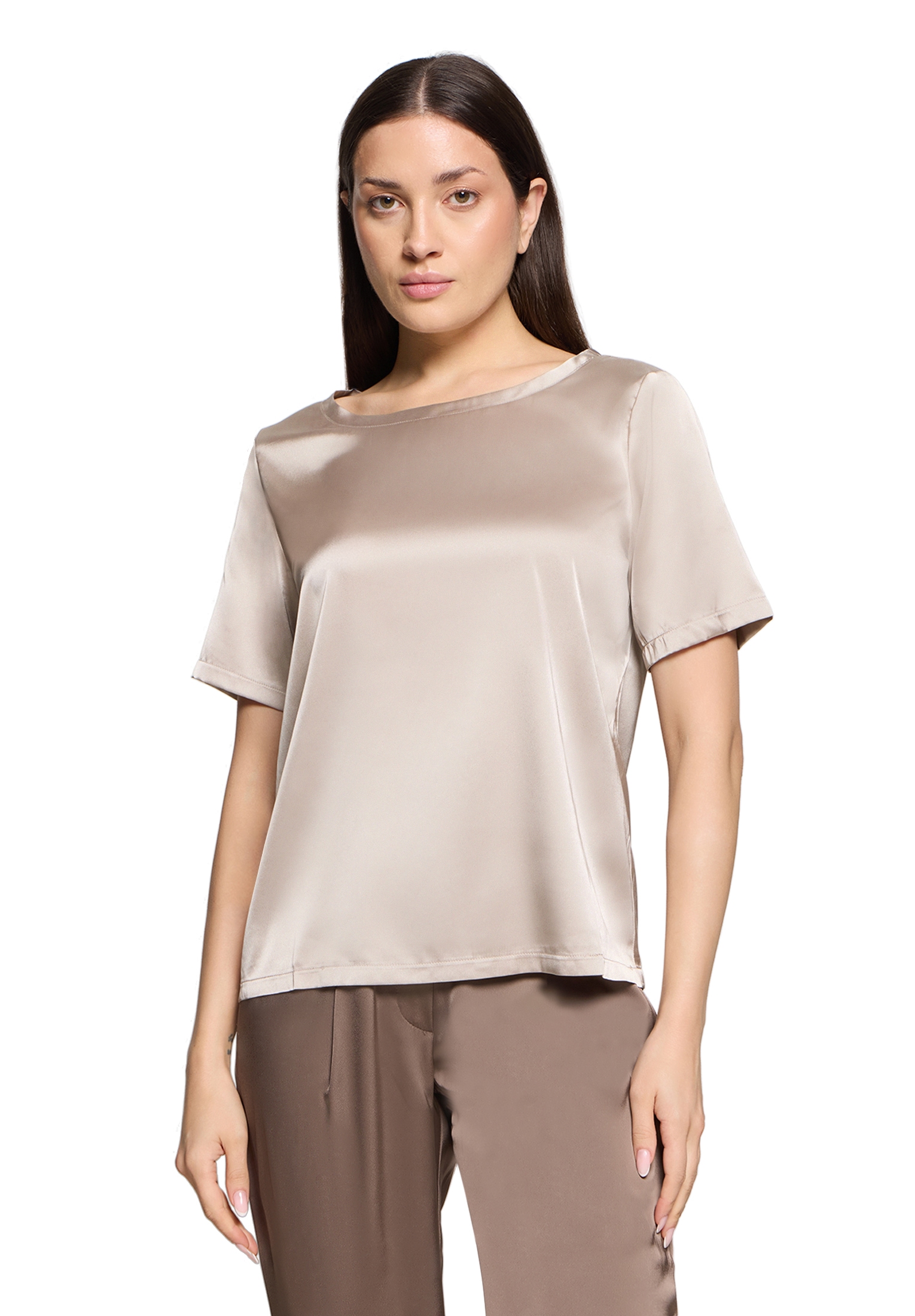 Betty Barclay Schlupfbluse "Damen Schlupfbluse mit Rundhalsausschnitt" günstig online kaufen