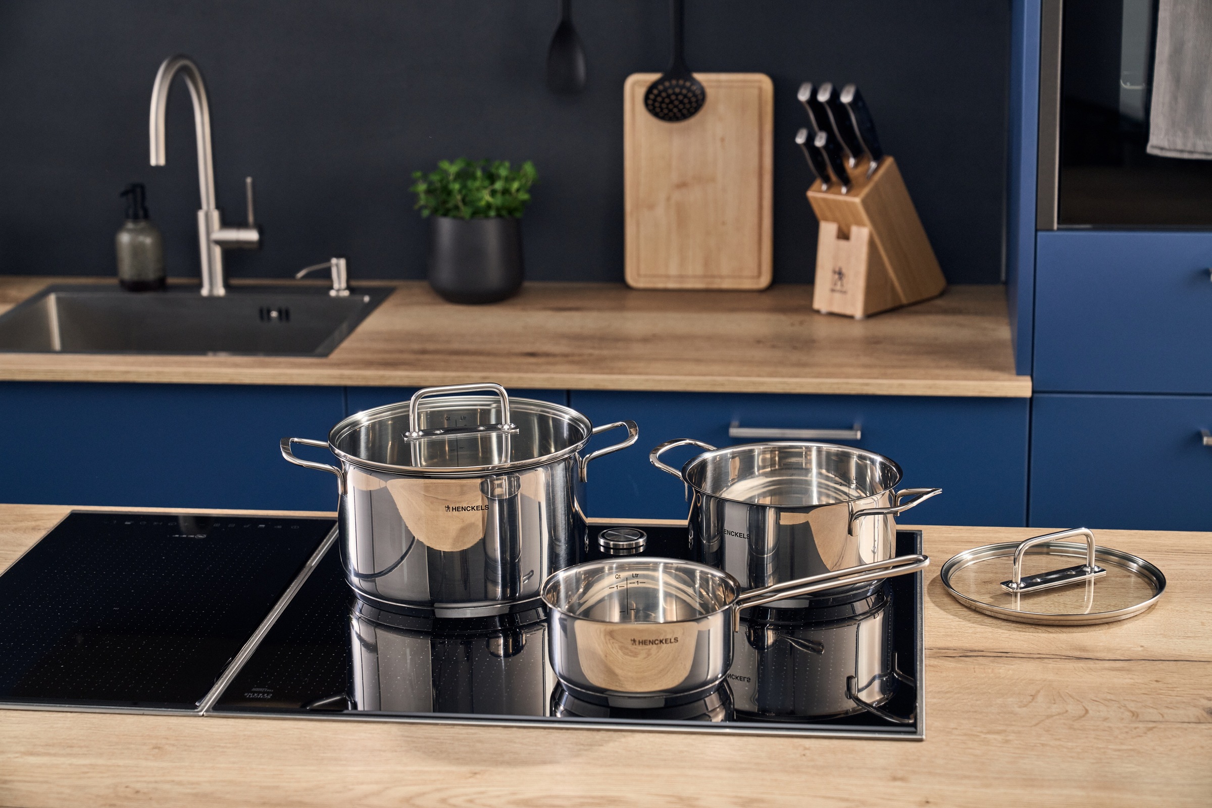 HENCKELS by ZWILLING Topf-Set »Fall« Set, 11 tlg. Edelstahl