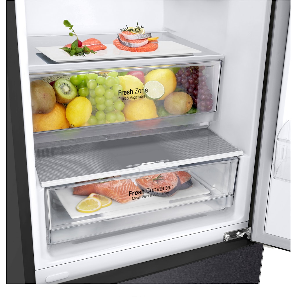 LG Kühl-/Gefrierkombination, GBP62MCNBC, 203,0 cm hoch, 59,5 cm breit