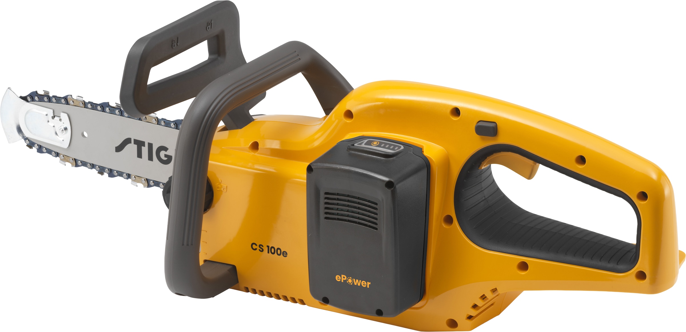 STIGA GARDEN Akku-Kettensäge »CS 100e« Spar-Set,  14,5 m/s, inkl. 4 Ah Akku und Ladegerät