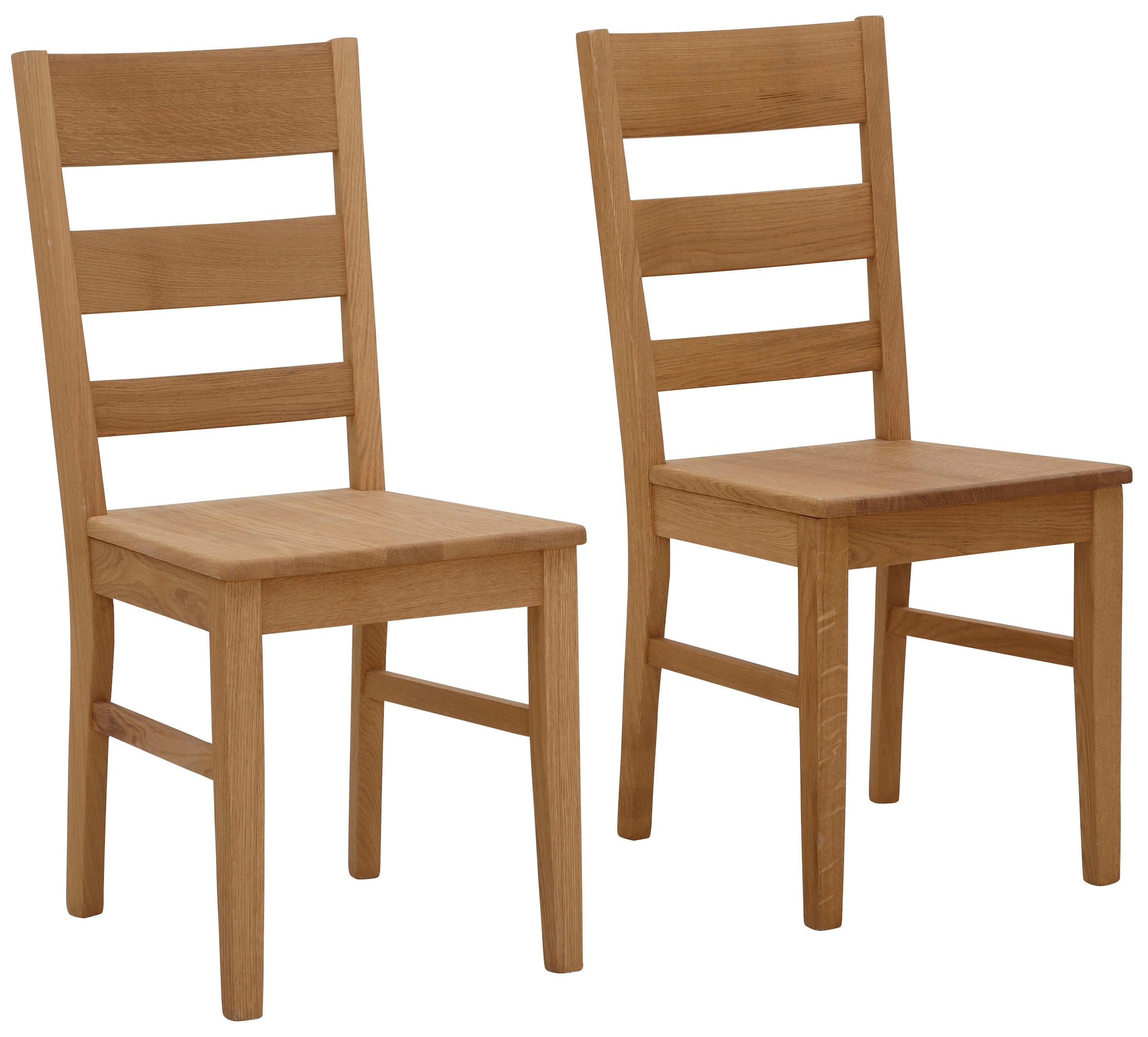 Home affaire Esszimmerstuhl "Paul" (Set) 2 Stk. Holzstuhl aus massiver Eich günstig online kaufen