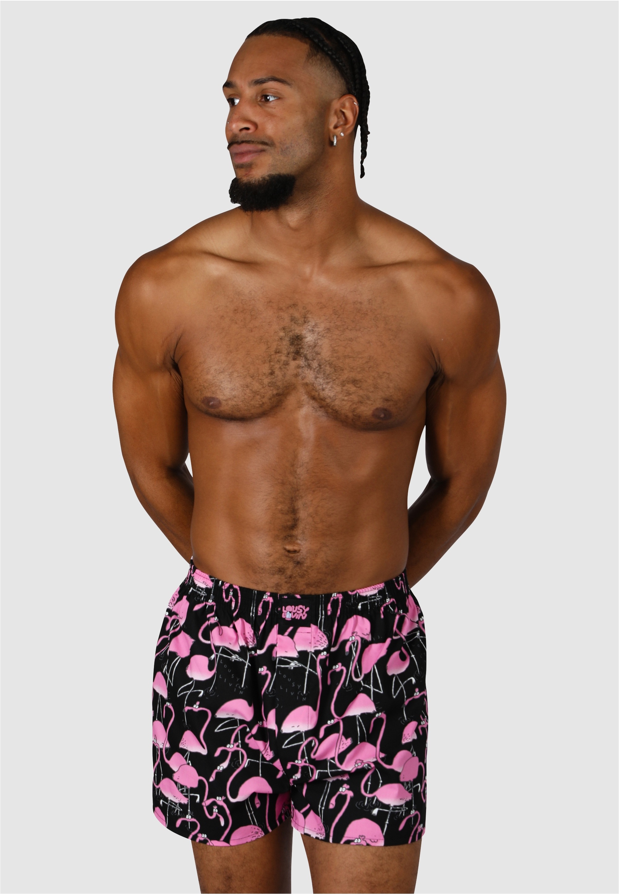Lousy Livin Boxershorts »Greater Flamingos« mit 3er-Pack Boxershorts
