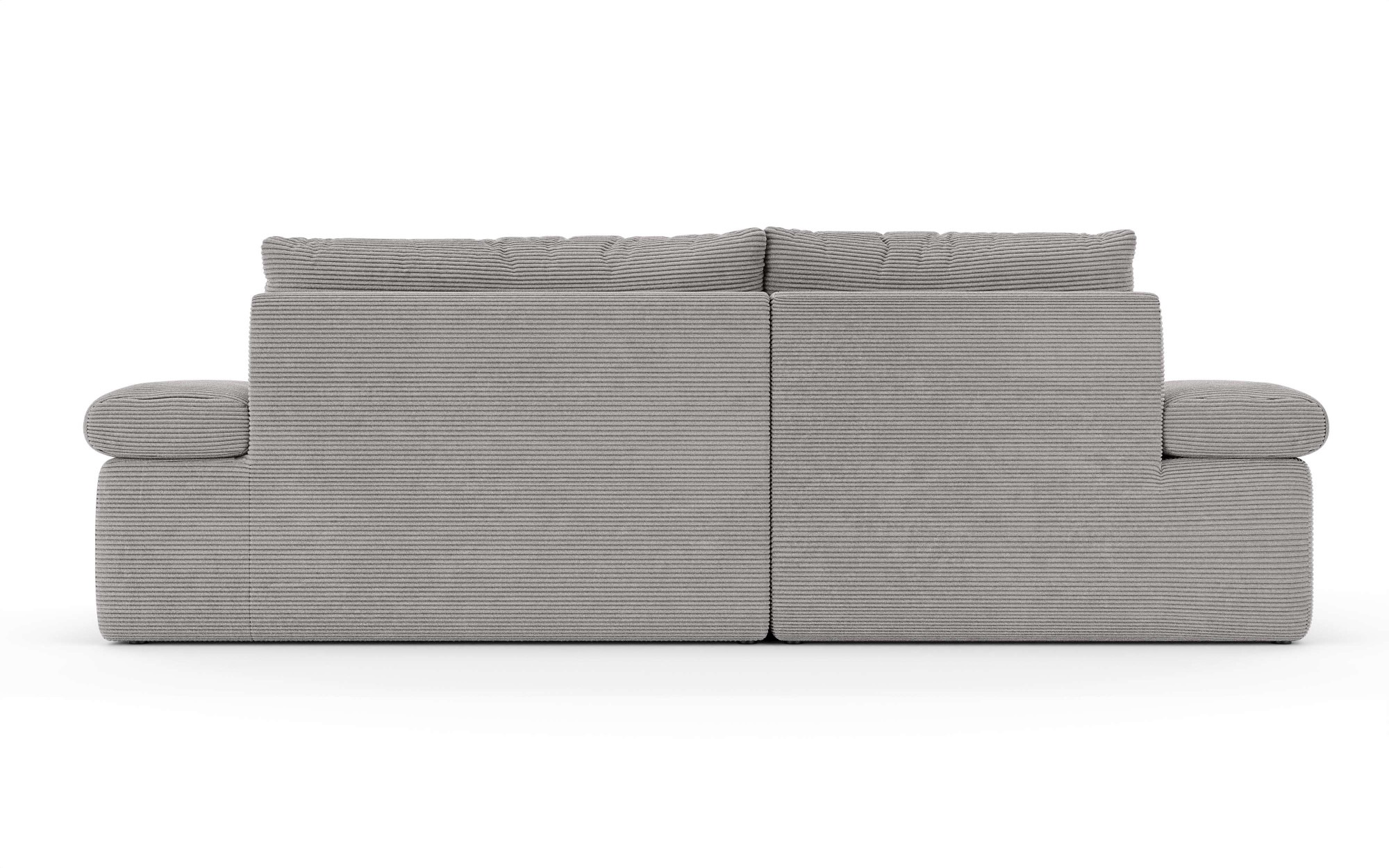 Home affaire Ecksofa »ALVERIE mit Recamiere, moderne Steppung, Maße: B/T/H 274/203/106 cm«, L-Form mit Wellenunterfederung, mit 4 Rückenkissen, pflegeleicht Stoff