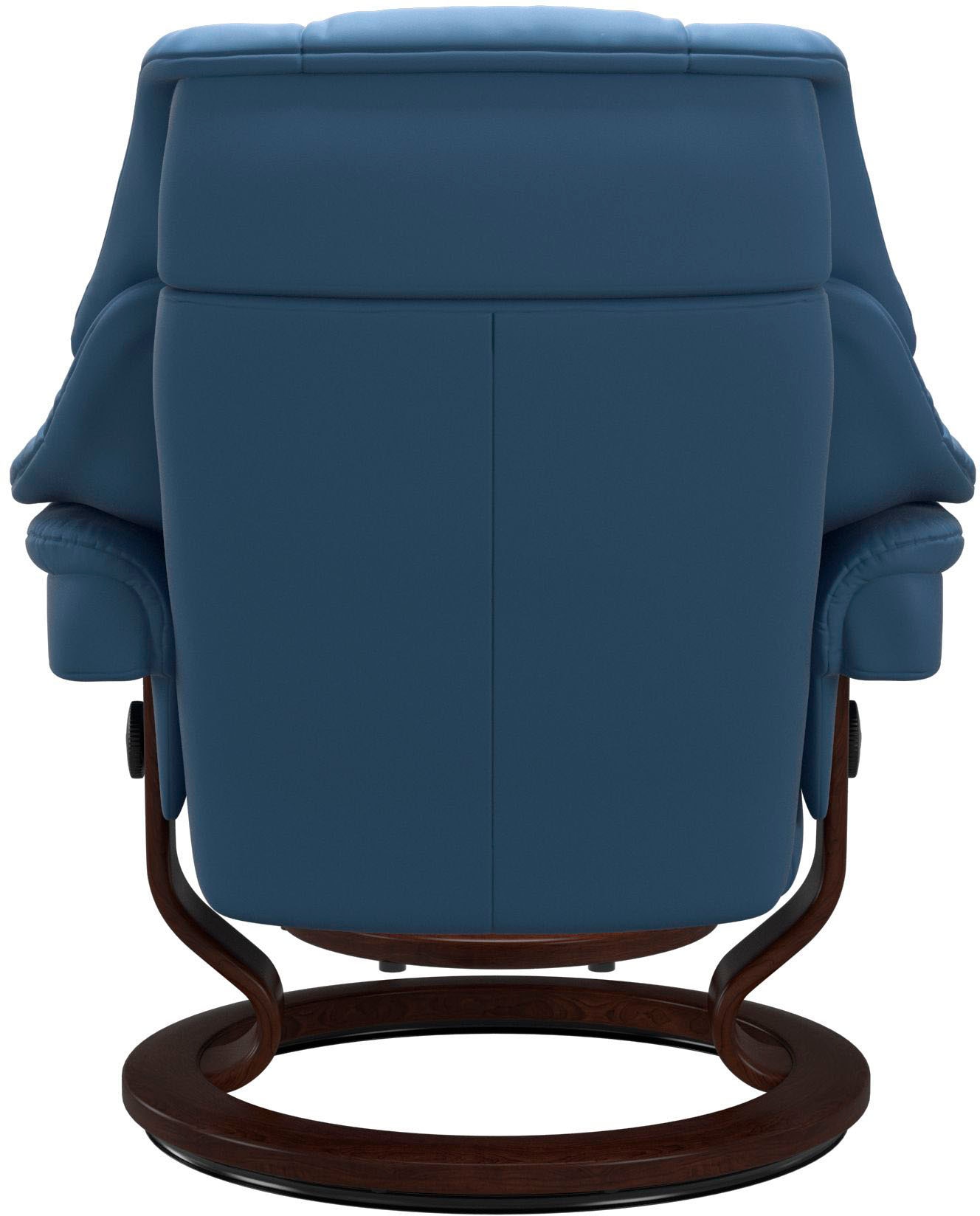 Stressless® Relaxsessel »Reno«, (Set, Relaxsessel mit Hocker), mit Hocker, mit Classic Base, Größe S, M & L, Gestell Braun