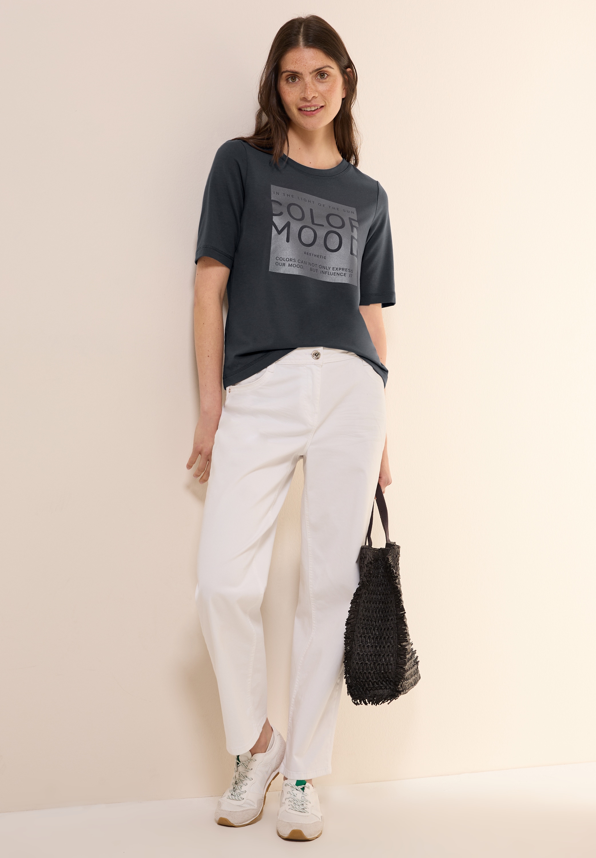 Cecil T-Shirt, mit Folienprint
