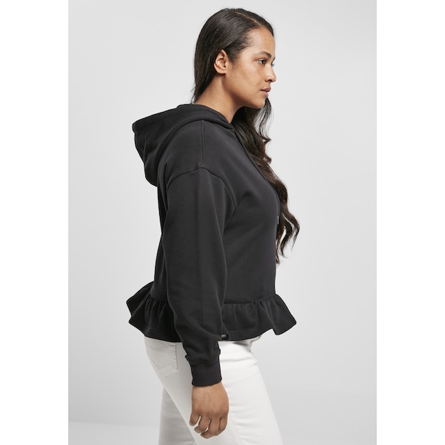 URBAN CLASSICS Kapuzenpullover »Damen Ladies Organic Volants Hoody«, (1 tlg.)  für kaufen | BAUR