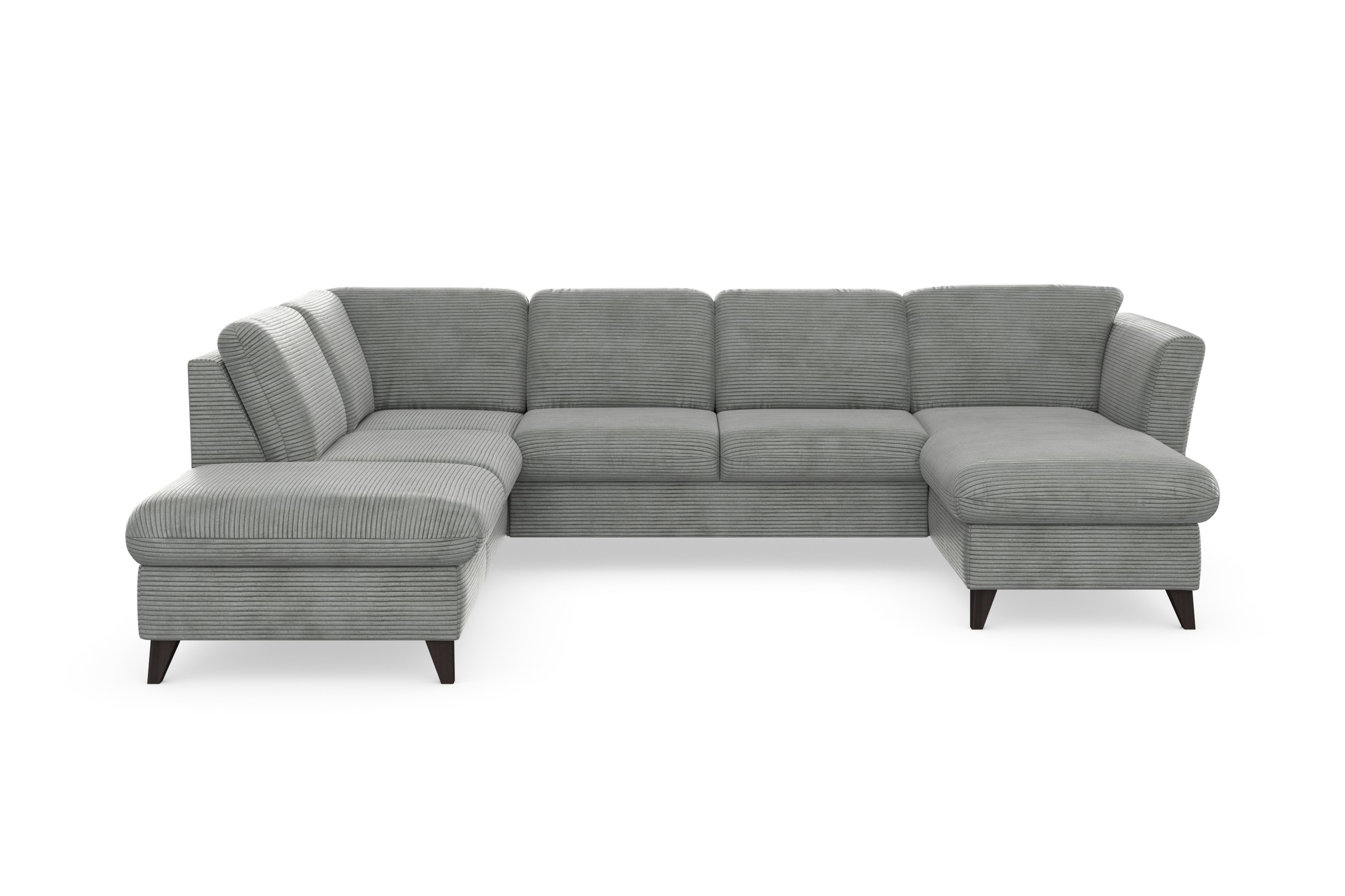 Home affaire Wohnlandschaft "Trelleborg U-Form" wahlweise mit Bettfunktion günstig online kaufen