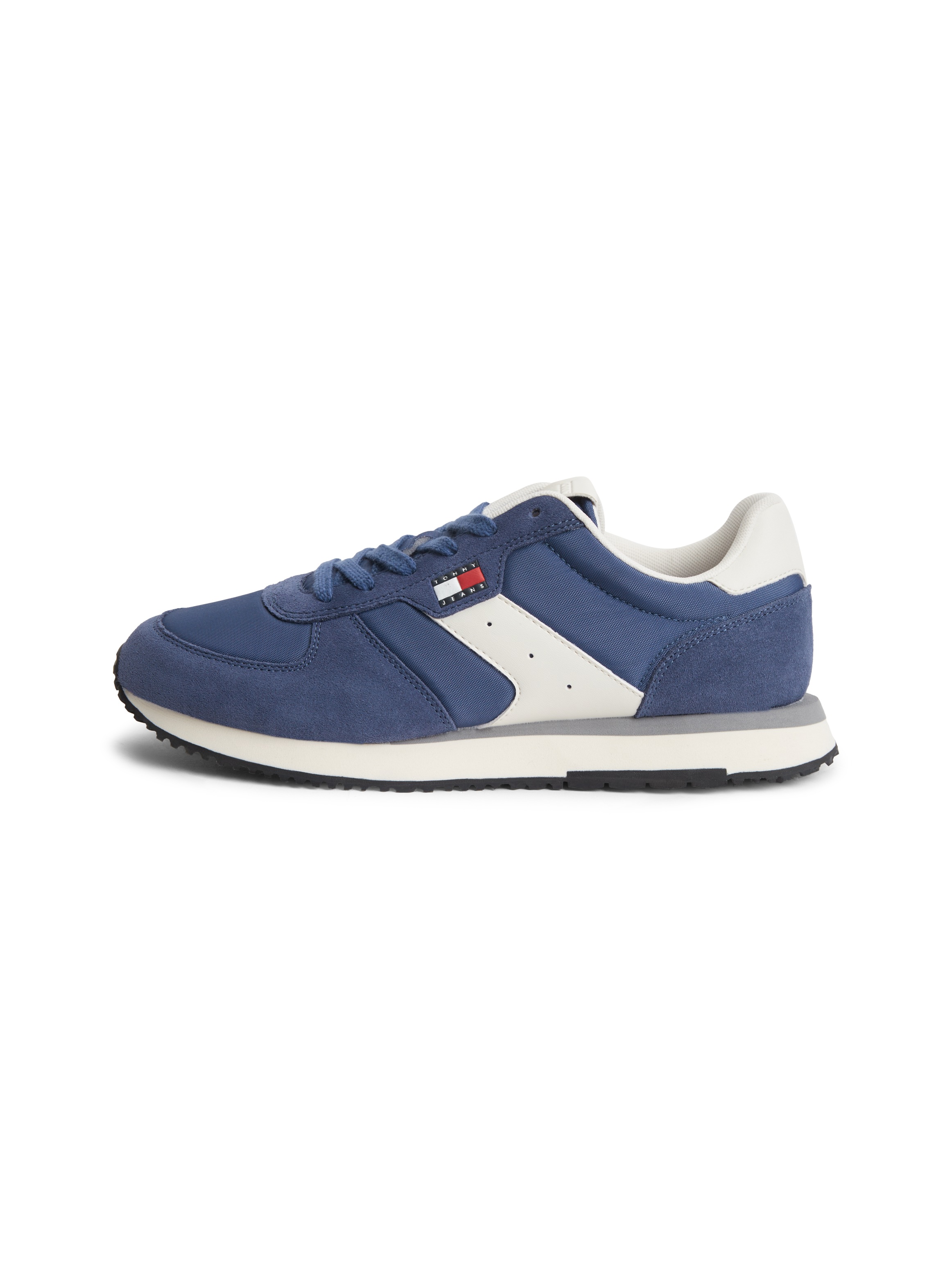 Tommy Jeans Sneaker »TJM EVA RUNNER MIX MATERIAL«  Freizeitschuh, Schnürschuh mit Logoflaggen-Prägung an der Schuhzunge