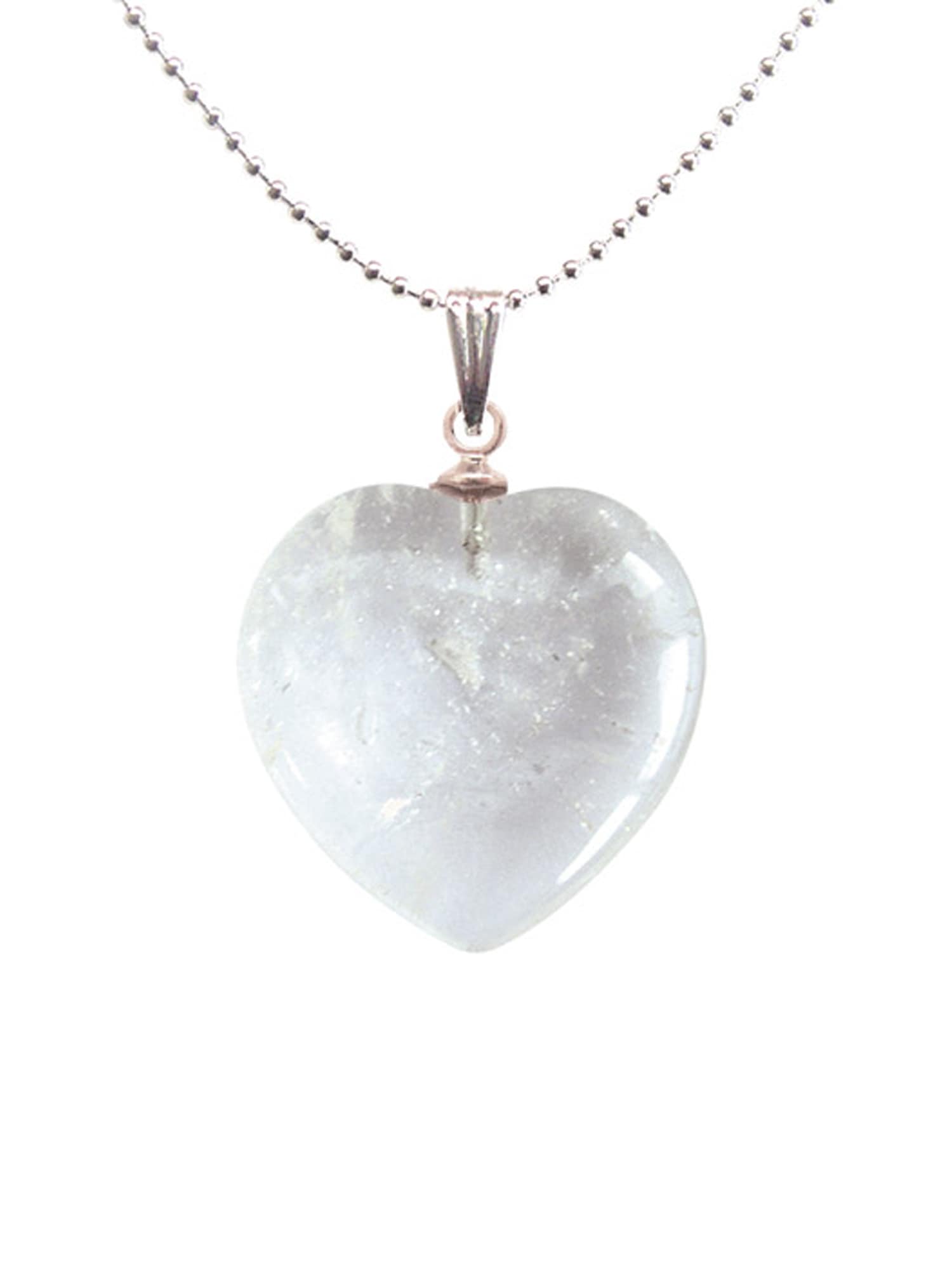 Adelia´s Amulett »Anhänger BAUR bestellen Steinanhänger«, Kristall | - der Herzanhänger Vollkommenheit Symbol Herz