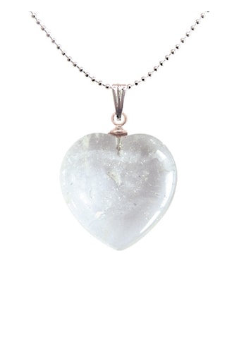 Adelia´s Amulett »Herz Steinanhänger«, Kristall Herzanhänger - Symbol der Vollkommenheit kaufen