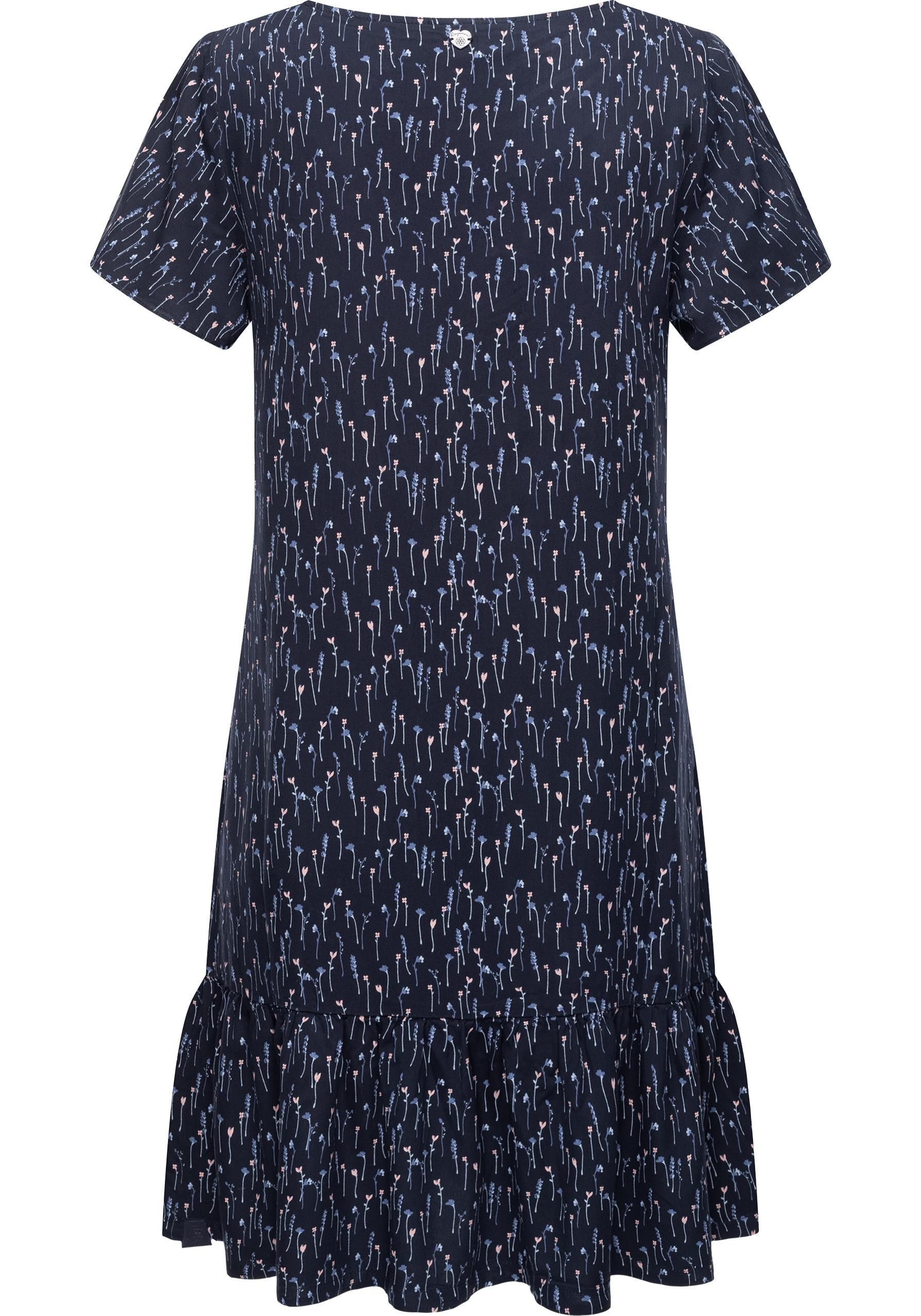 Ragwear Druckkleid »Fialina«, luftiges Sommerkleid mit süßem Blumenprint