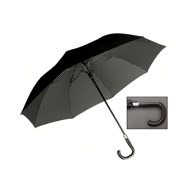 EuroSCHIRM® Stockregenschirm »Automatik W330, schwarz«, mit extra großem  Dach online bestellen | BAUR