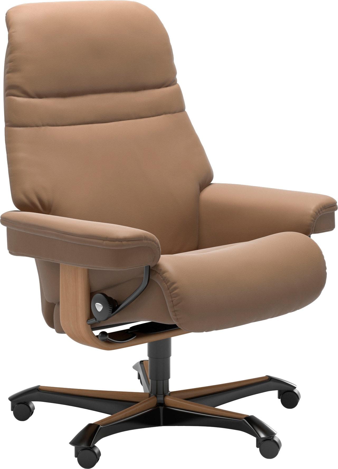 Stressless Relaxsessel "Sunrise", mit Home Office Base, Größe M, Gestell Ei günstig online kaufen