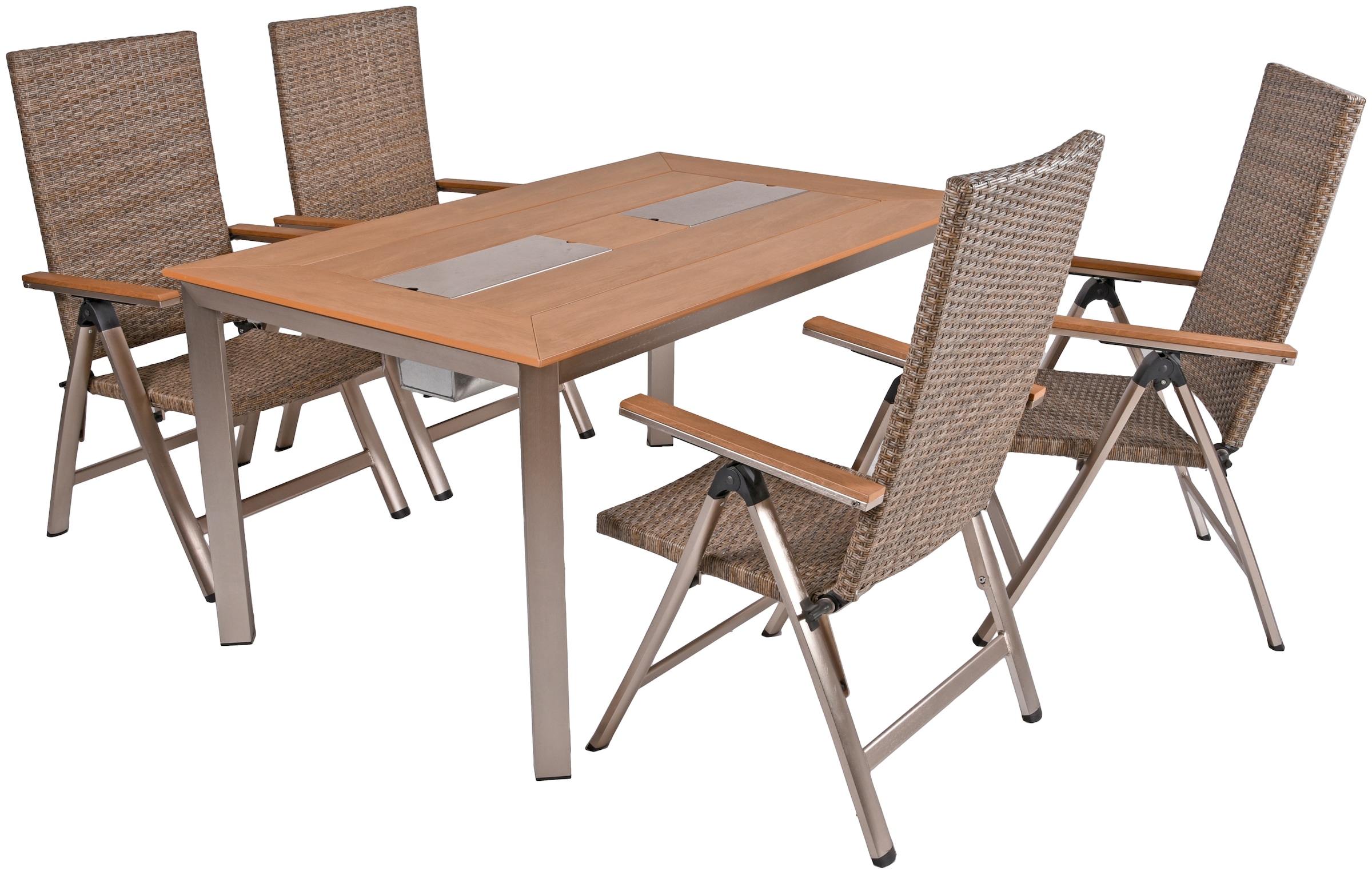 Garden Pleasure Garten-Essgruppe »FLORENCE« (5 tlg.) s...