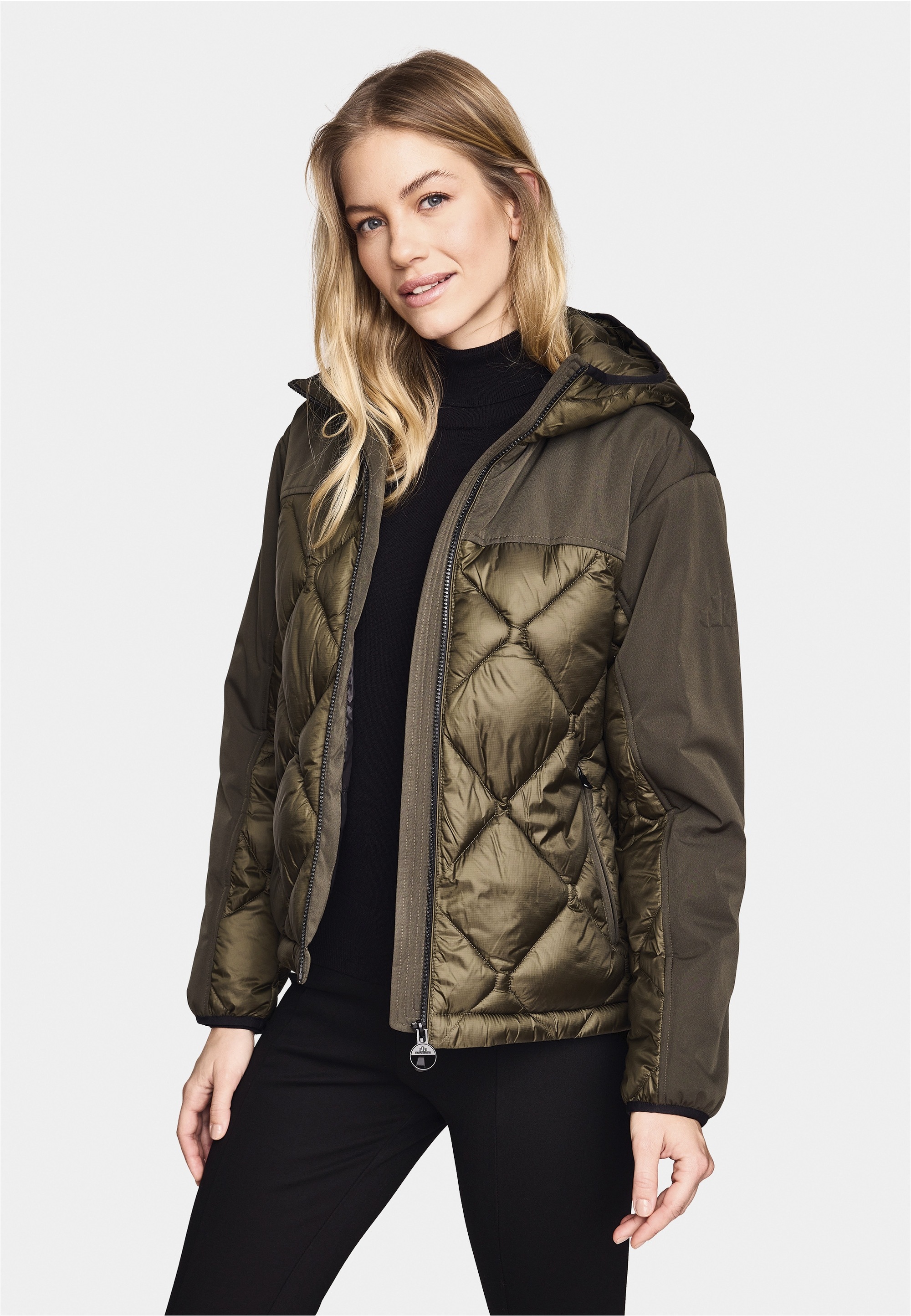 New Canadian Steppjacke »CARINA«, mit Taschenbeutel aus Kuschel-Fleece