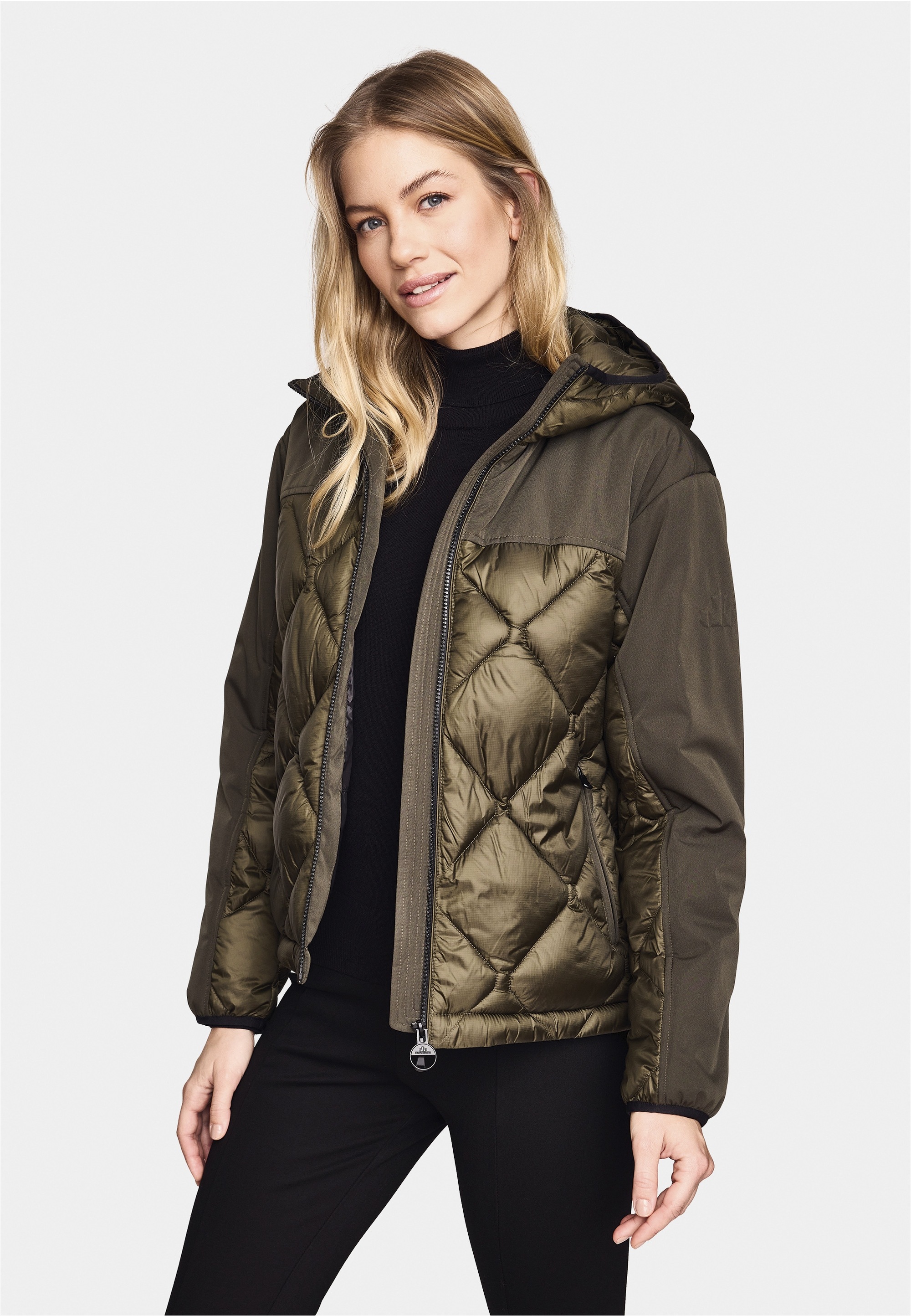 New Canadian Steppjacke "CARINA", mit Taschenbeutel aus Kuschel-Fleece günstig online kaufen