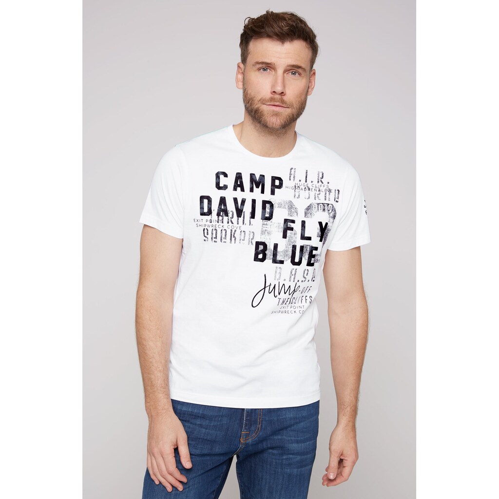 CAMP DAVID Rundhalsshirt