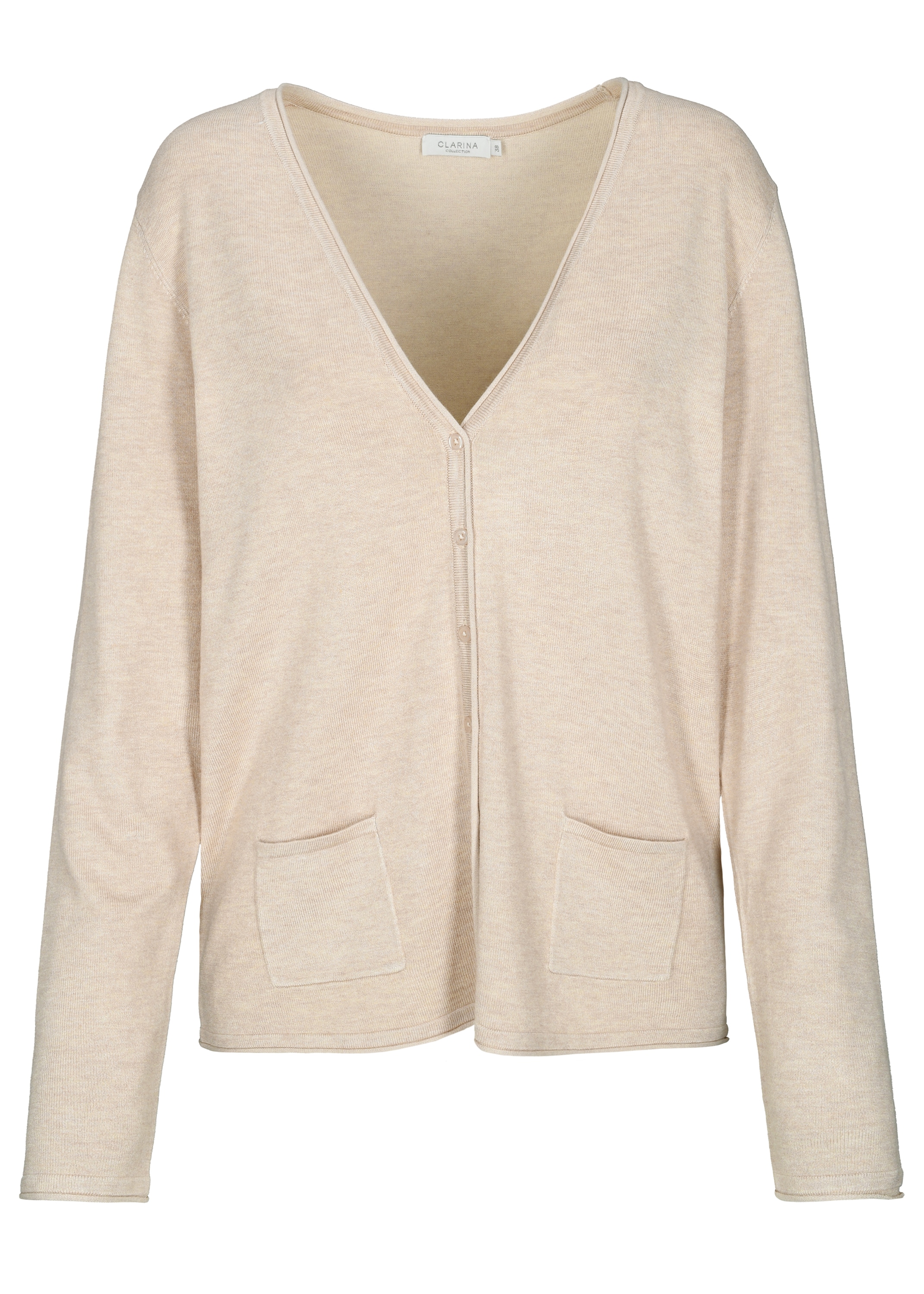 Clarina Strickjacke "WALTER", Viskose-Polyamid Mischung günstig online kaufen