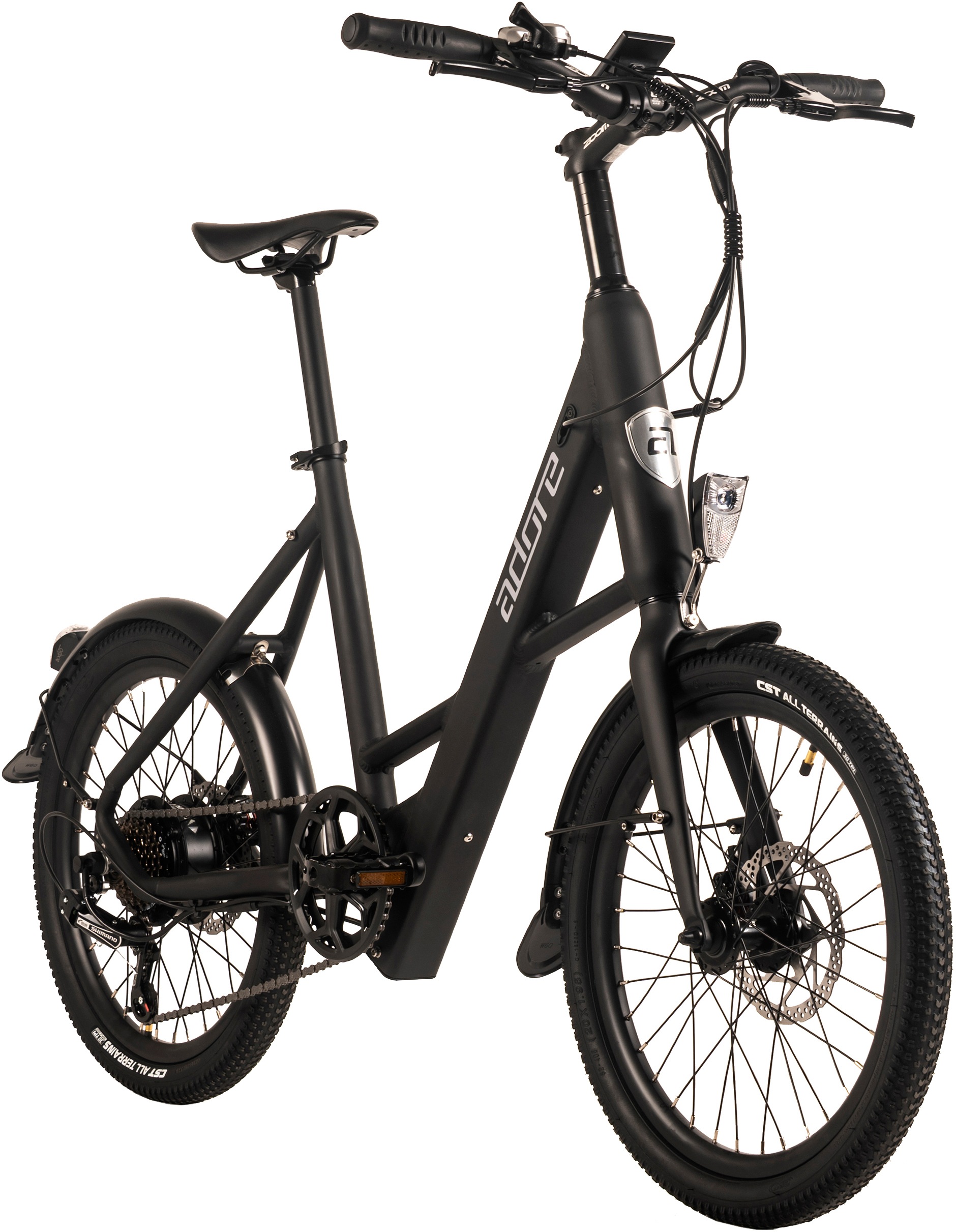 Adore E-Bike »20" Alu Kompaktfahrrad C-200 Compact Bike Heckmotor 45NM / 10,4Ah«, 7 Gang, Shimano, Tourney, Heckmotor 250 W