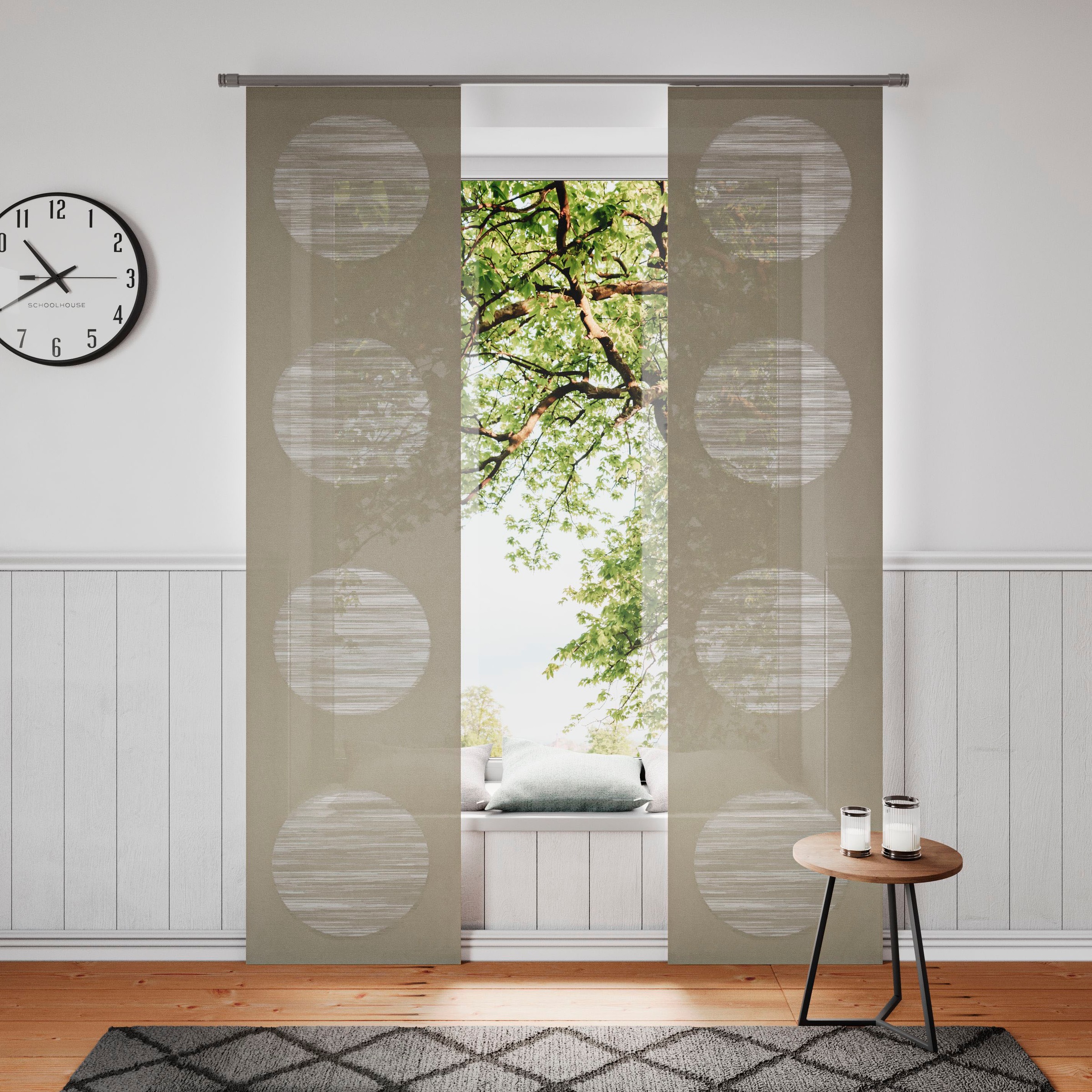 Neutex for you Schiebegardine "Padova" Klettband 1 Stk. tlg. inkl. Befestig günstig online kaufen