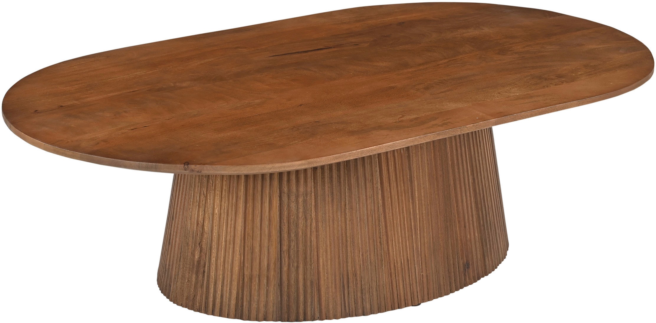 SIT Couchtisch »MANGO NATURAL«, mit Sockelfuß im Lamellendesign