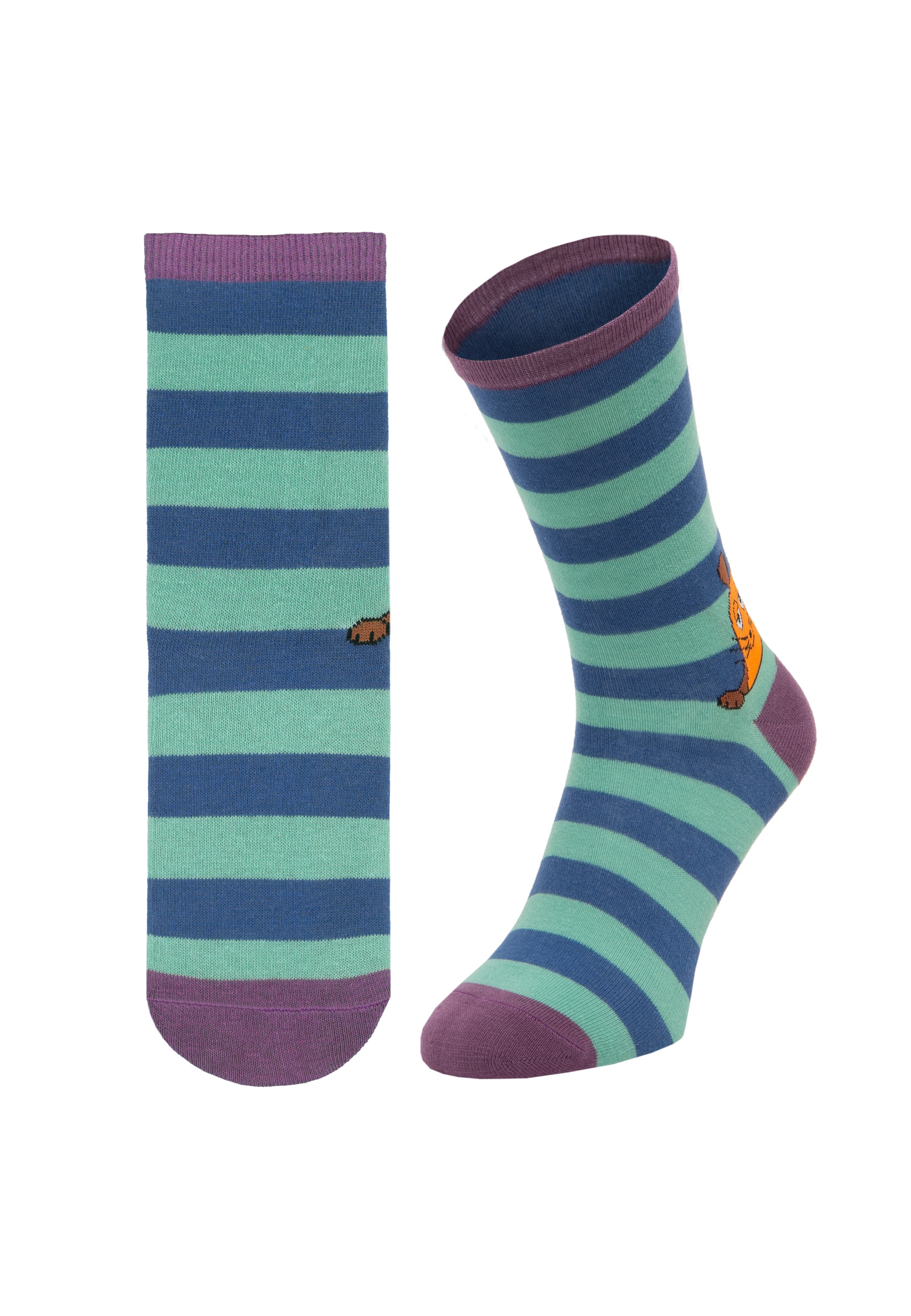 koaa Socken »Maus«, (3 Paar), 3er-Pack mit buntem Design