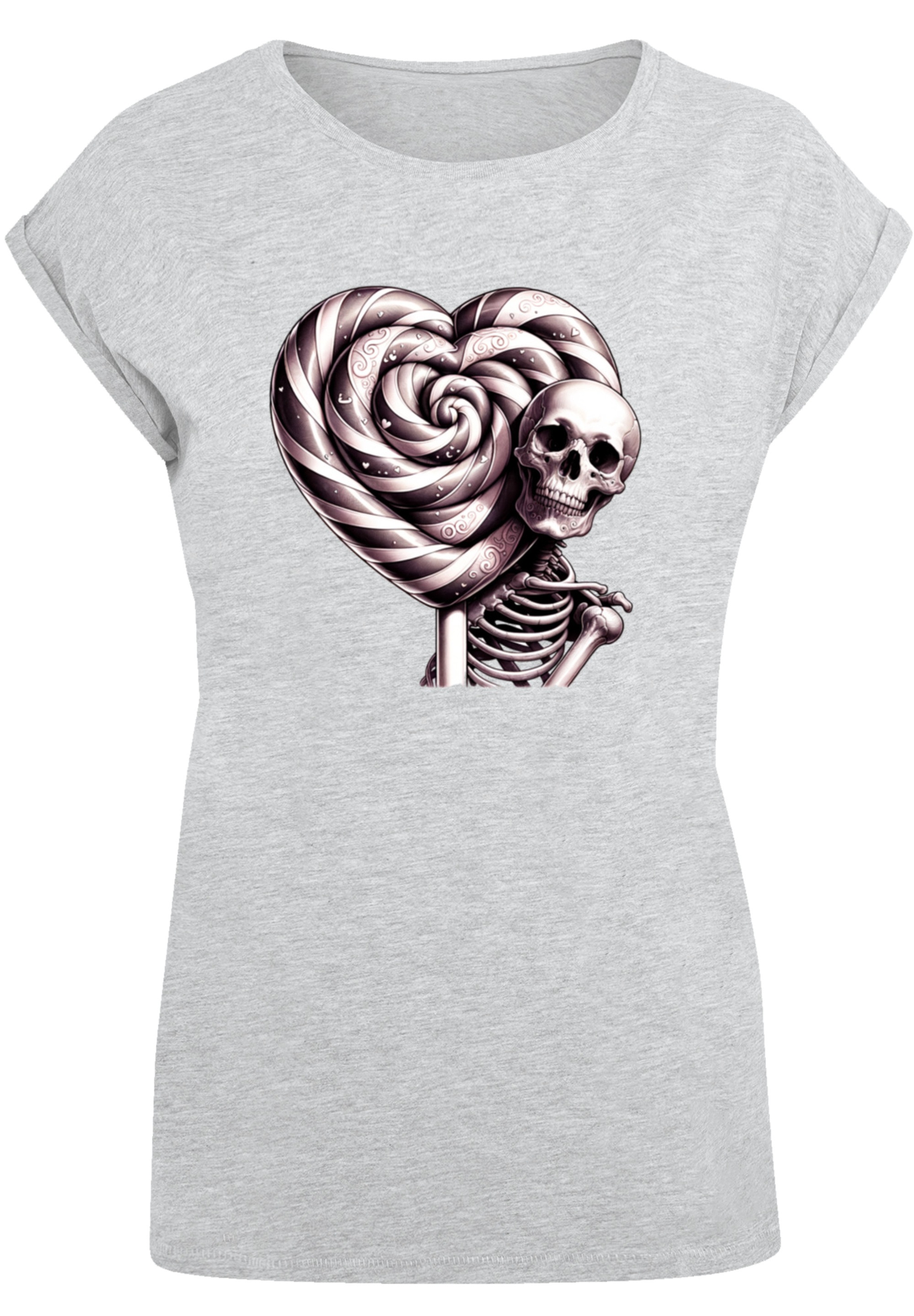 F4NT4STIC T-Shirt »Süße Süßigkeiten Herzform Liebe« Premium Qualität