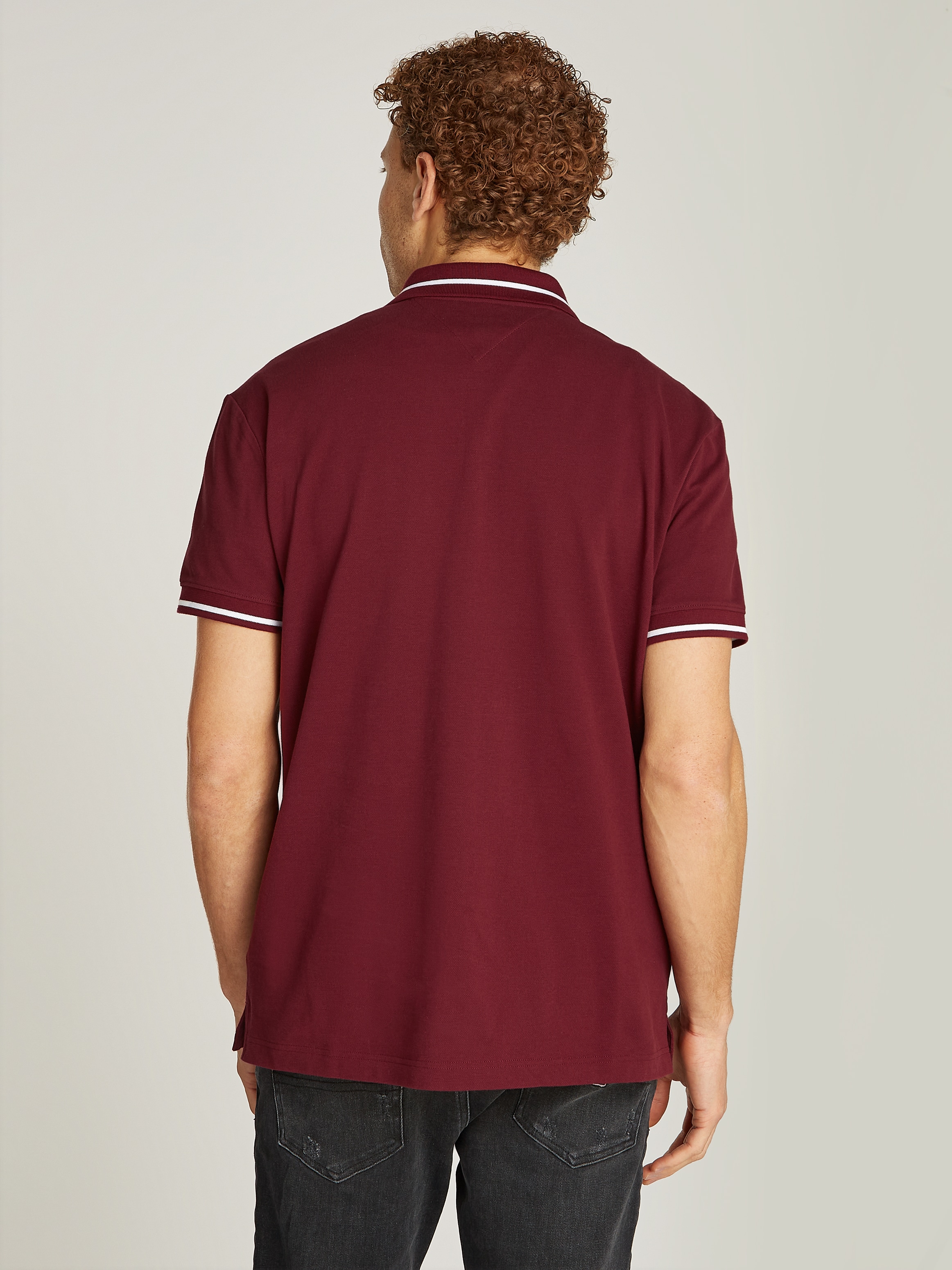 Tommy Jeans Poloshirt "TJM REG TIPPED POLO", mit Streifendetails günstig online kaufen