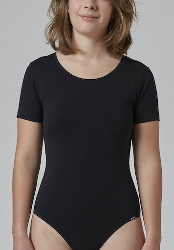 Skiny Kurzarmbody "Body Collection" Rundhalsausschnitt, schlicht, kurzärmlig, Baumwollmix
