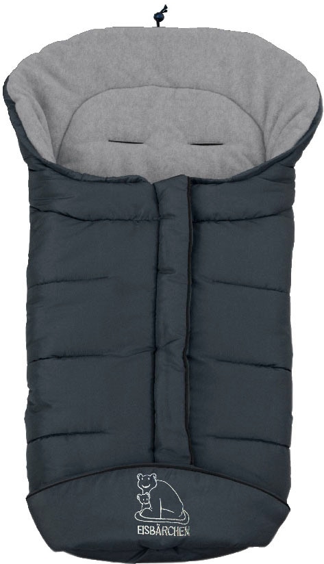 Heitmann Felle Fußsack "Eisbärchen - Winterfußsack Copy Fleece", mit Fleecefutter, Mumienform möglich, für Kinderwagen, 