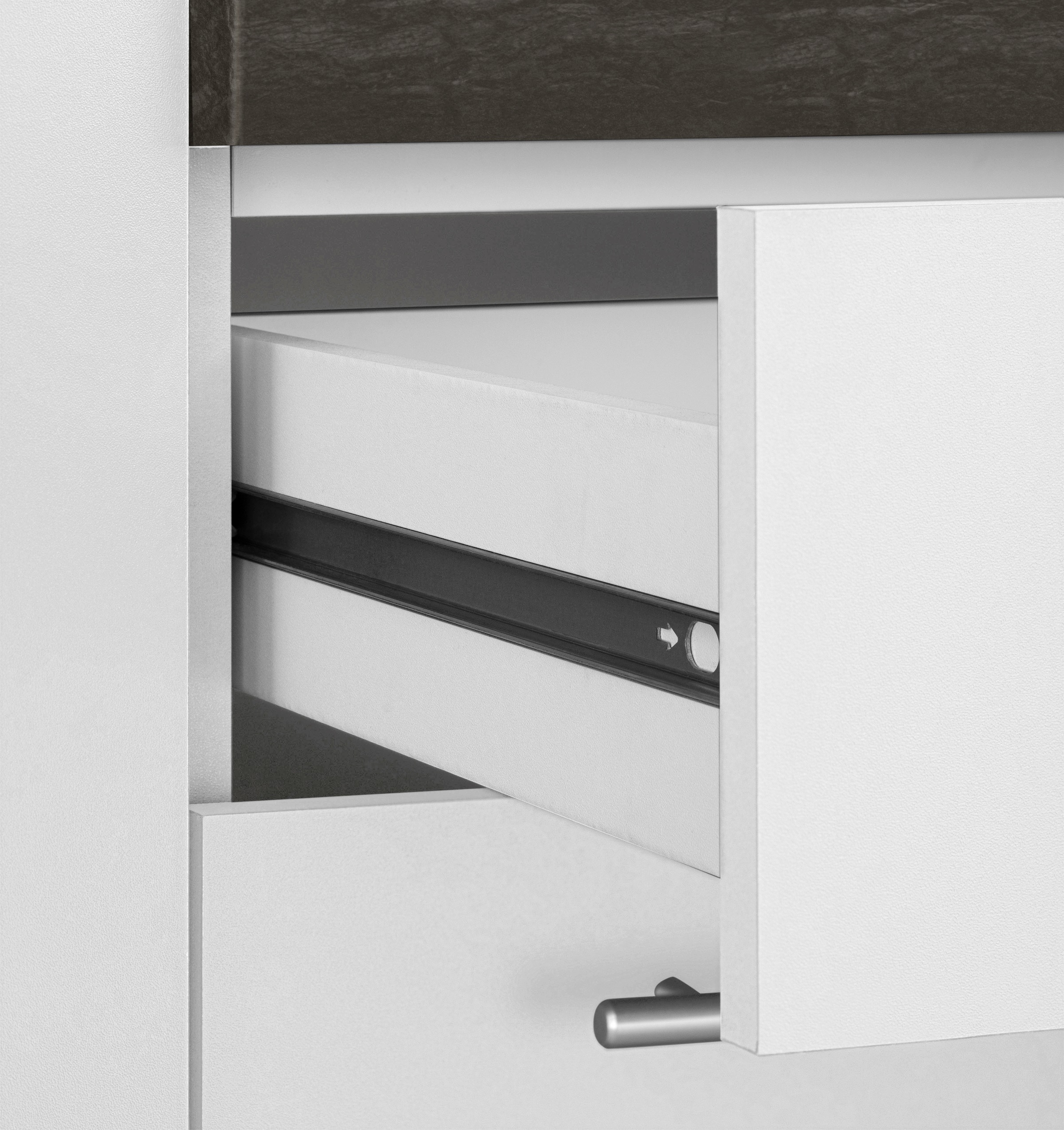 wiho Küchen Küchenzeile »Unna«, mit E-Geräten, Breite 220 cm