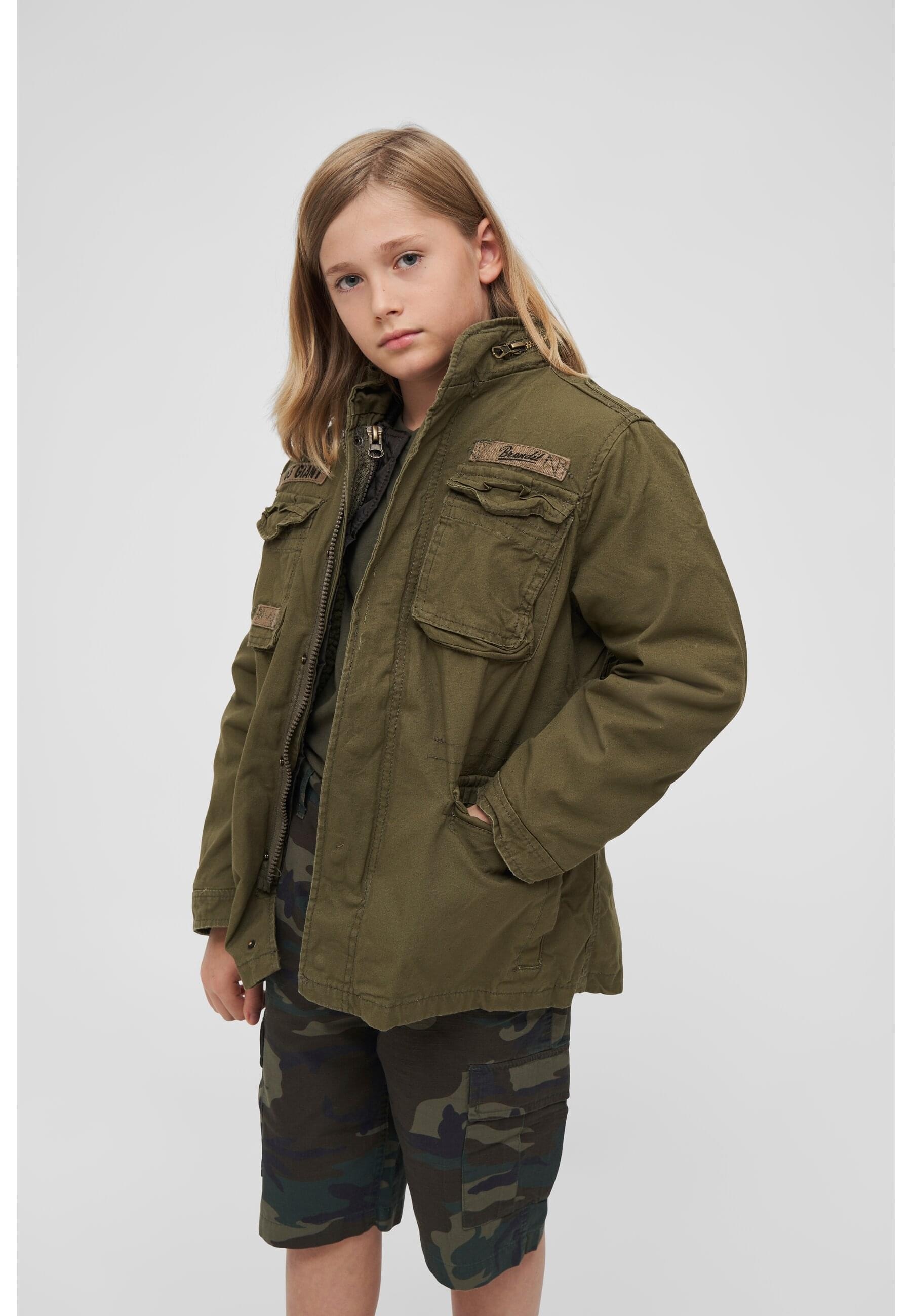 Brandit Parka »Brandit Herren Kids M65 Giant Jacket«, (1 St.), mit Kapuze