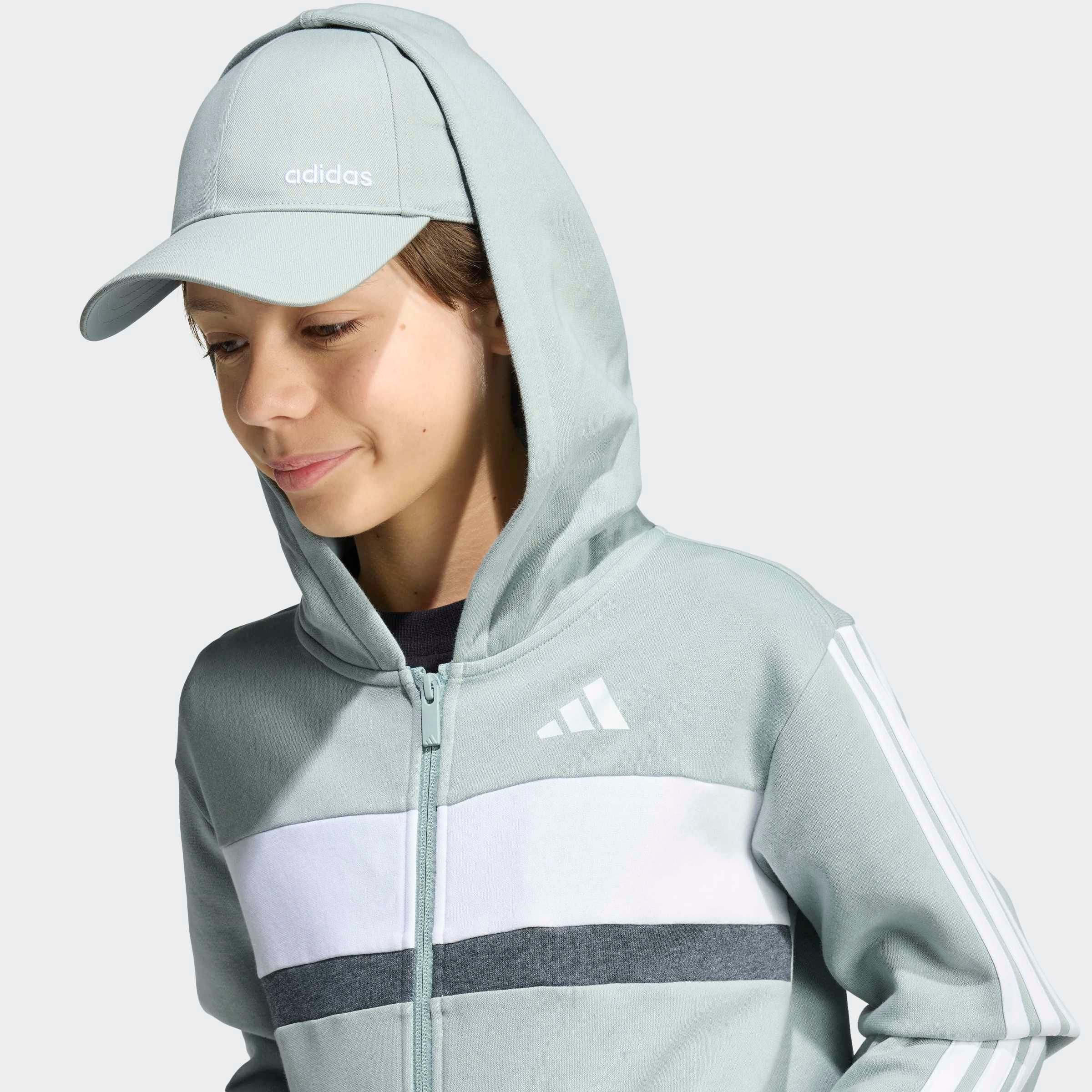 adidas Sportswear Trainingsanzug »SEASONAL ESSENTIALS TIBERIO 3-STREIFEN KIDS« 2 tlg.