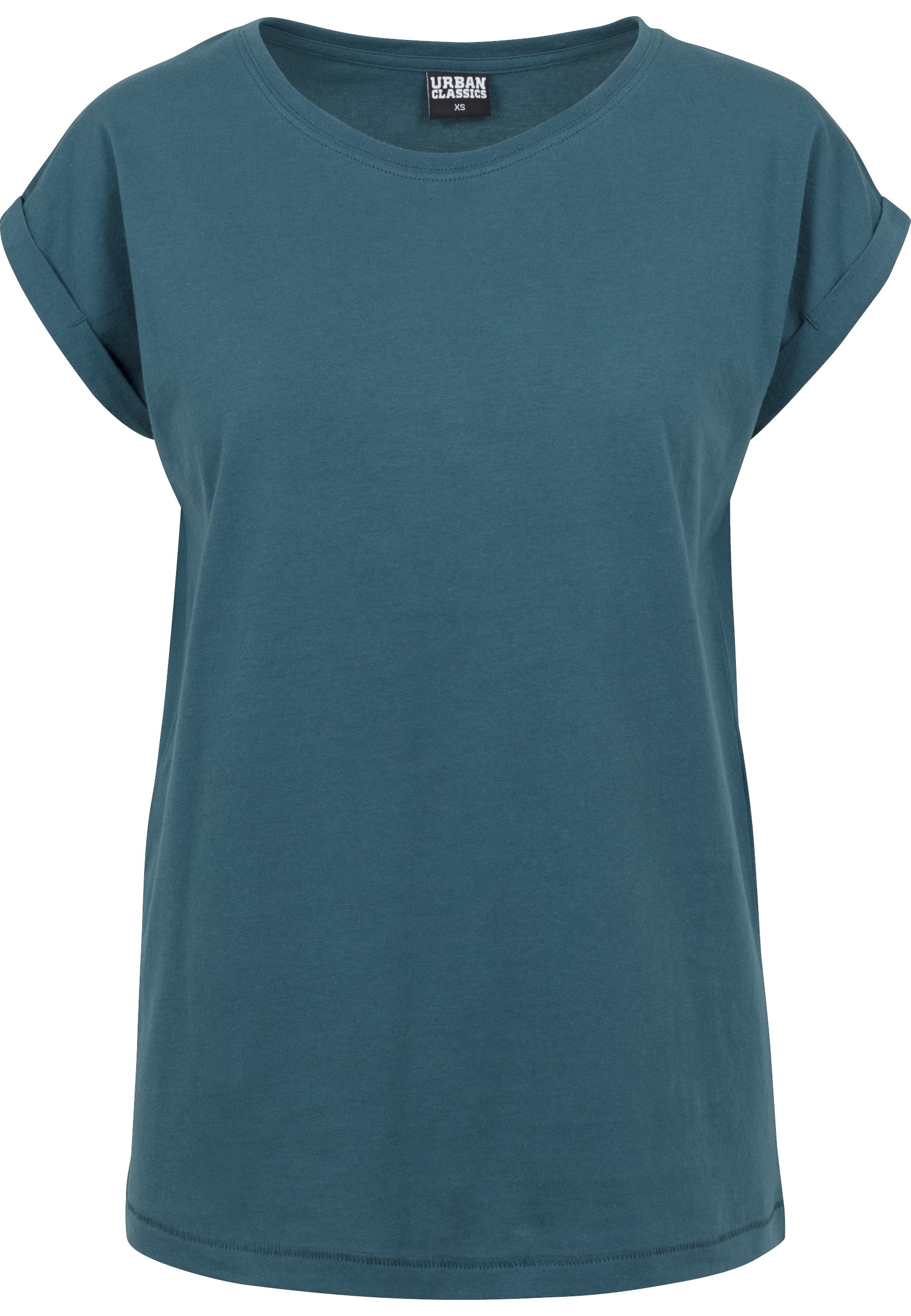 URBAN CLASSICS Kurzarmshirt "Urban Classics Damen Ladies Extended Shoulder Tee" 1