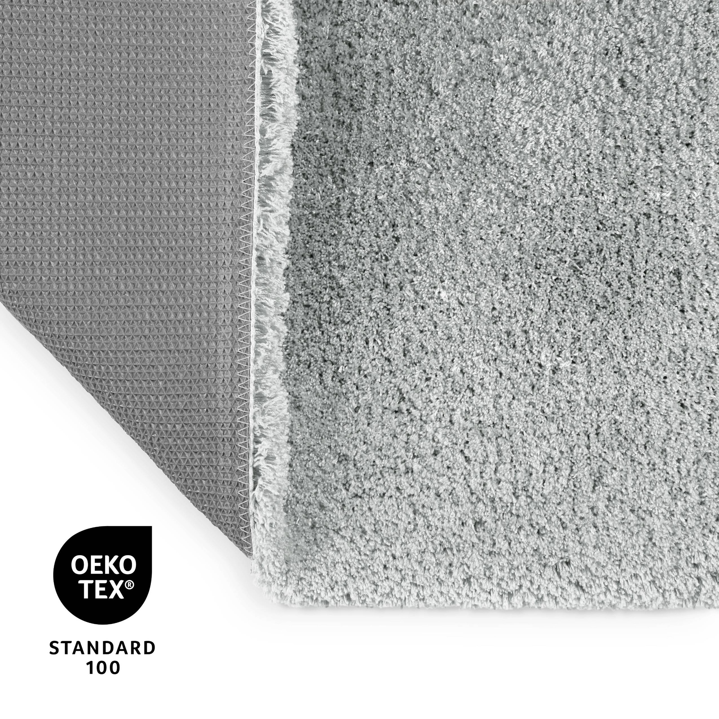 Thumbnail - OTTO home Badematte "Kaarin" Höhe 30 mm rutschhemmend beschichtet schnell trocknend Badteppich, getuftet, flauschig, hoc...