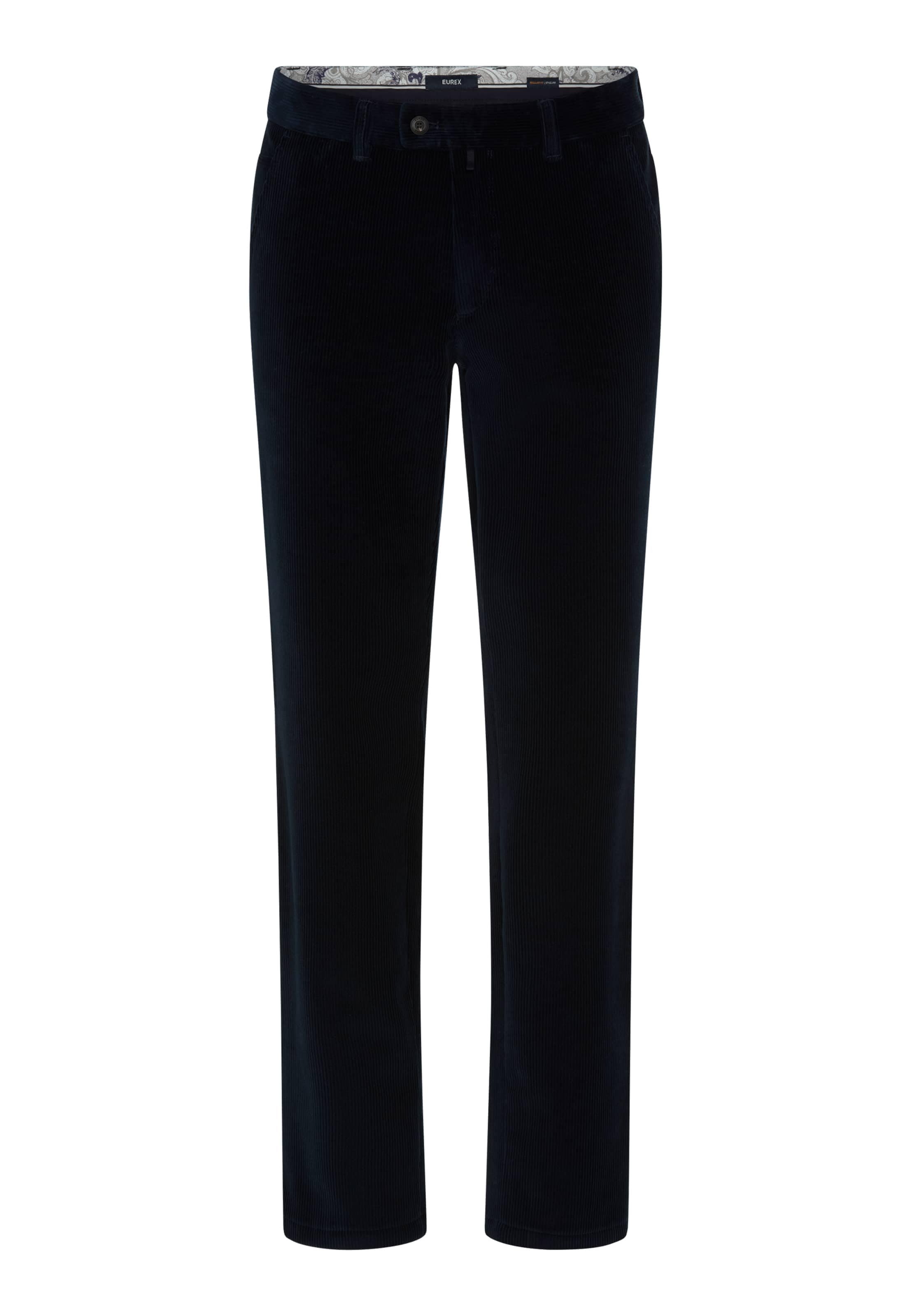 EUREX BY BRAX Herren Chinohose "Style JIM", schwarz, Gr. 48, Web, 71% Baumwolle, 15% Polyamid, 10% Modal, 4% Elasthan, Hosen