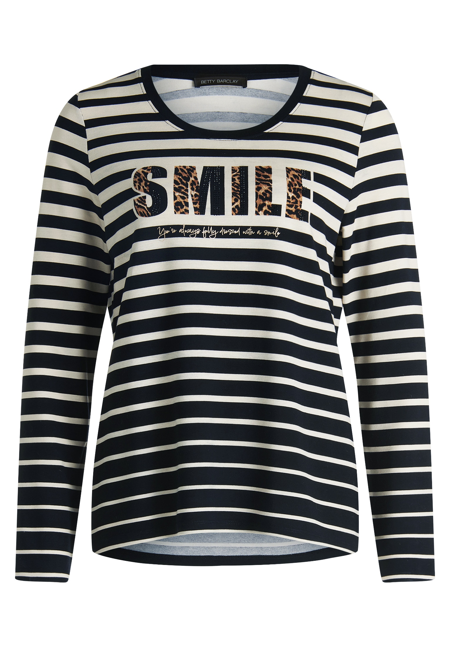 Betty Barclay Kurzarmshirt "Betty Barclay Damen Basic Shirt mit Print" 1 St günstig online kaufen