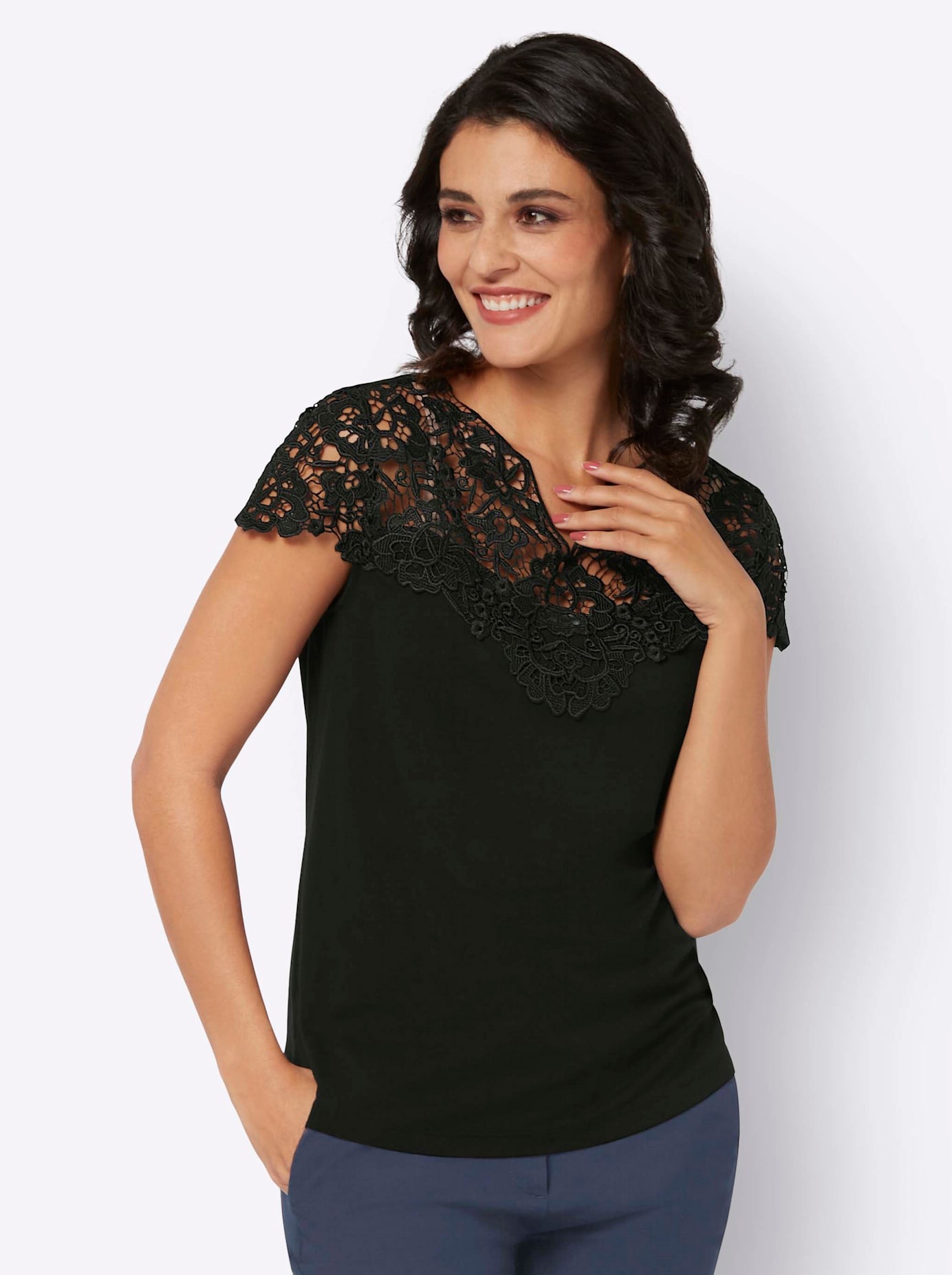 creation L Kurzarmshirt "Shirt", 1 Stk. günstig online kaufen