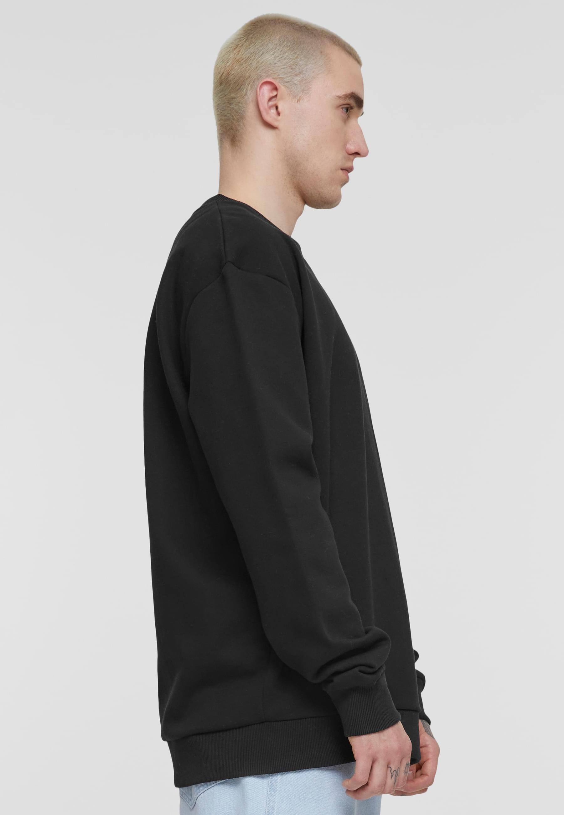 Karl Kani Rundhalspullover »Karl Kani Herren KKMQ12003BLK Small Signature Crew«, (1 tlg.)
