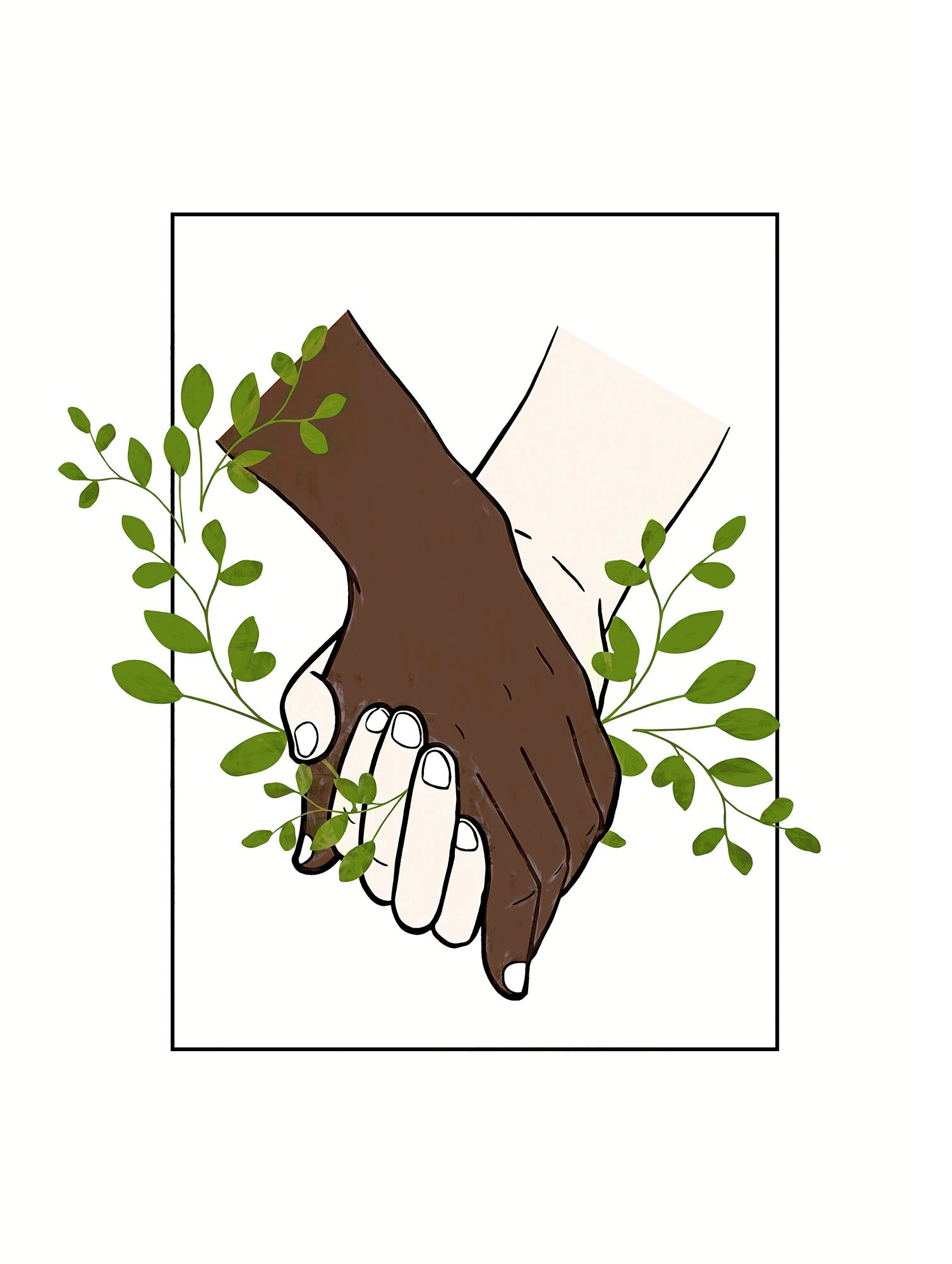 Komar Bild "Loving people" Natur 1 Stk. tlg. Wandbild zur Dekoration - ohne günstig online kaufen