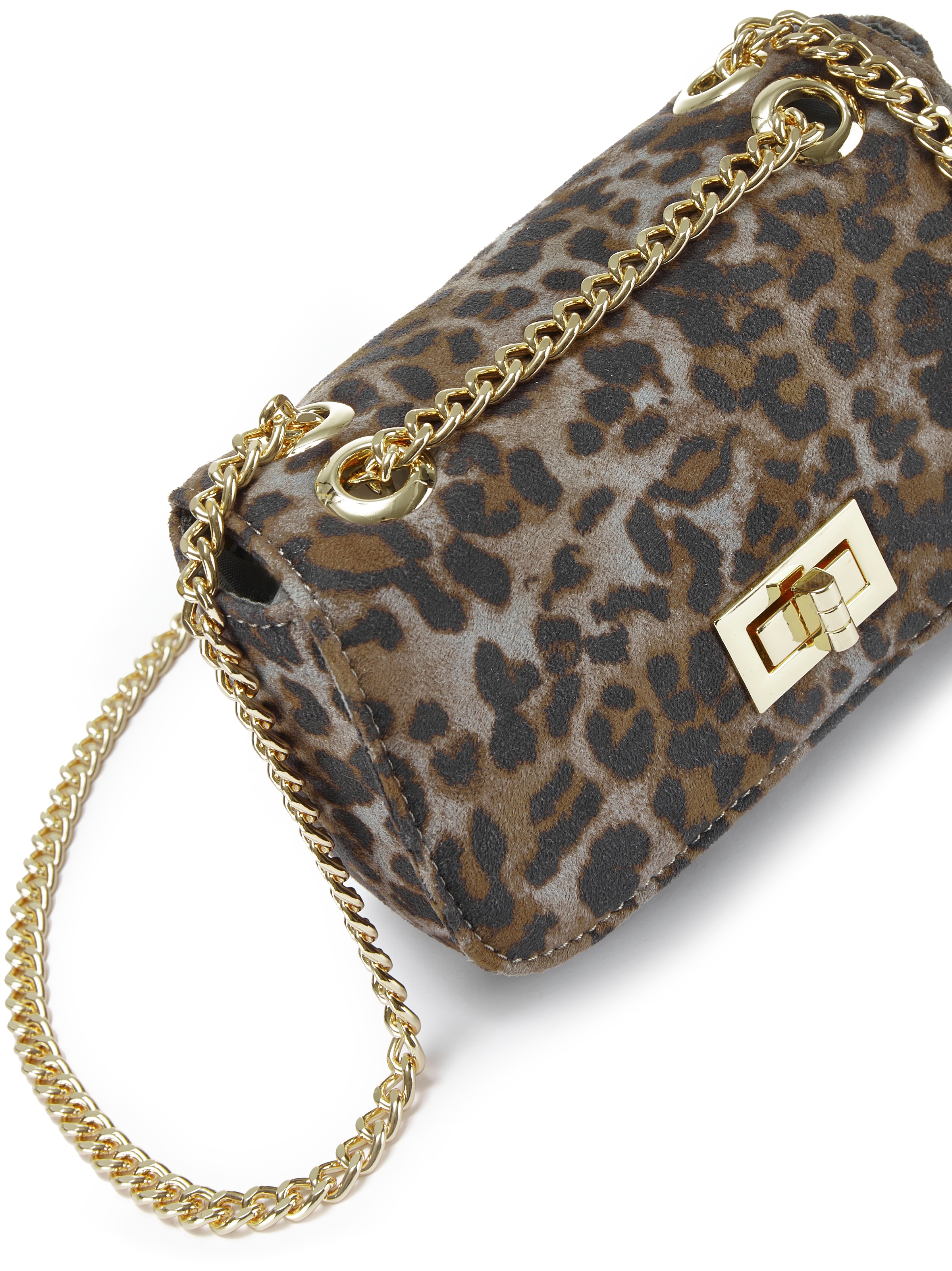 Vivance Umhängetasche, Minibag, Handtasche, Henkeltasche, Crossbody Bag, Leo-Optik VEGAN