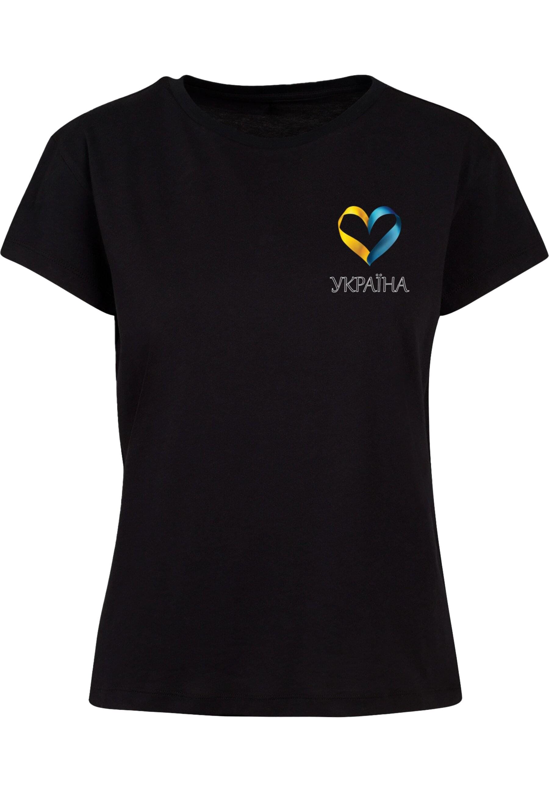 Merchcode T-Shirt "Merchcode Ladies Merchcode Football - Ukraine T-shirt", günstig online kaufen