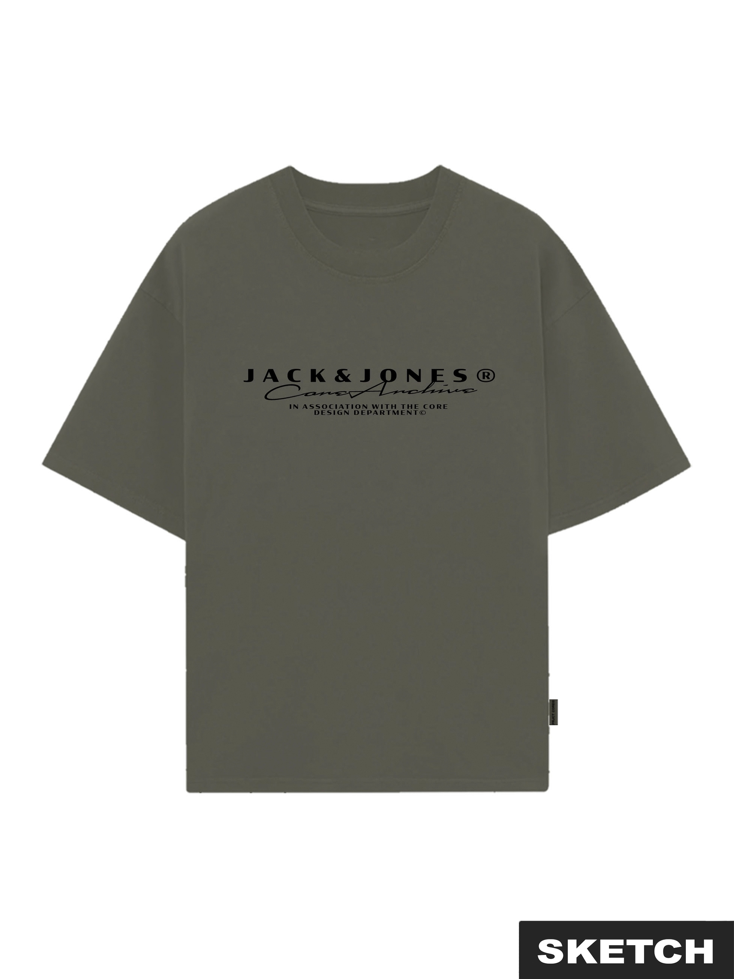 Jack & Jones T-Shirt "JCOPOINT BRANDING TEE SS CREW NECK FST" günstig online kaufen