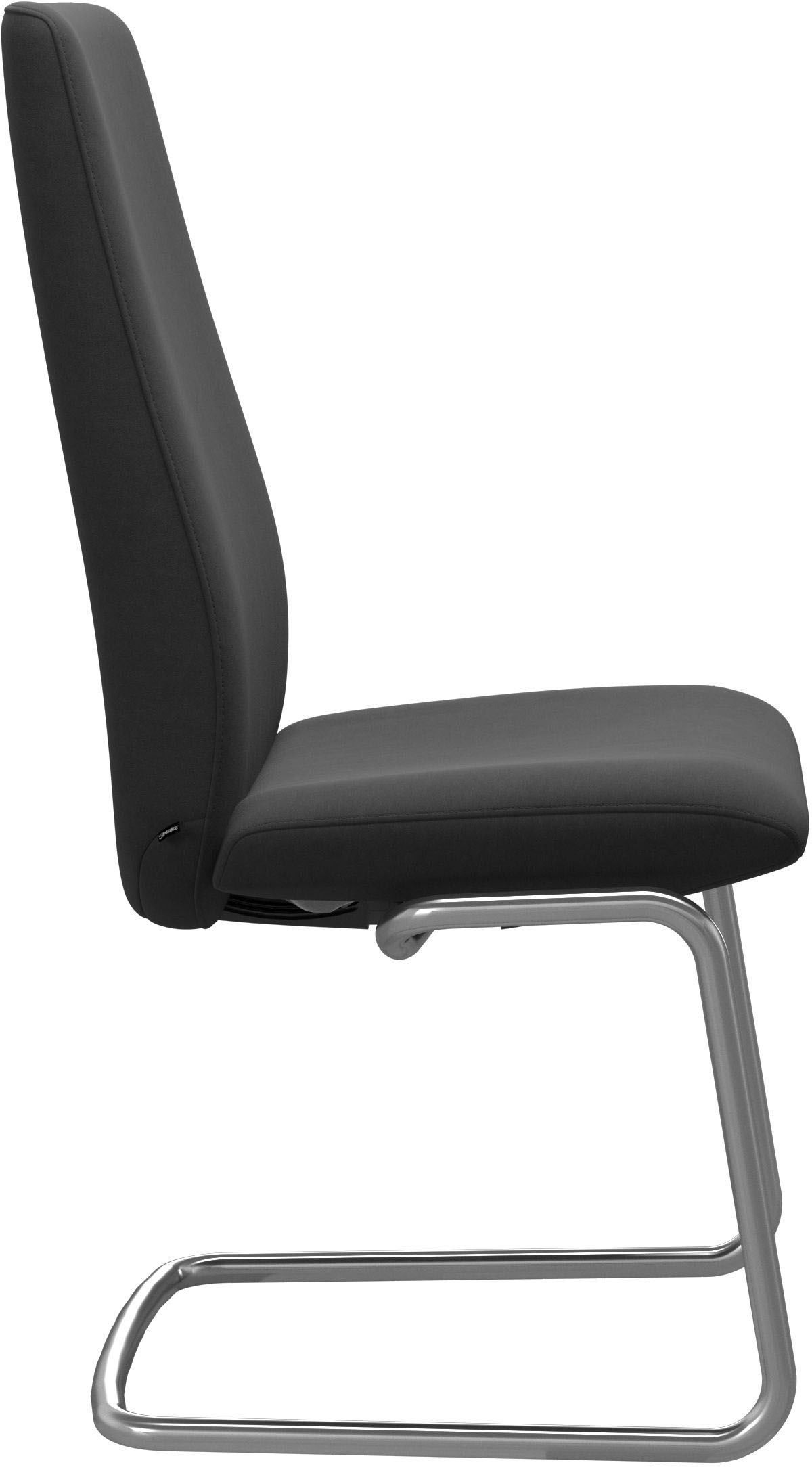 Stressless® Polsterstuhl »Laurel«, Microfaser DINAMICA, High Back, Größe L, mit Beinen aus Stahl in Chrom glänzend
