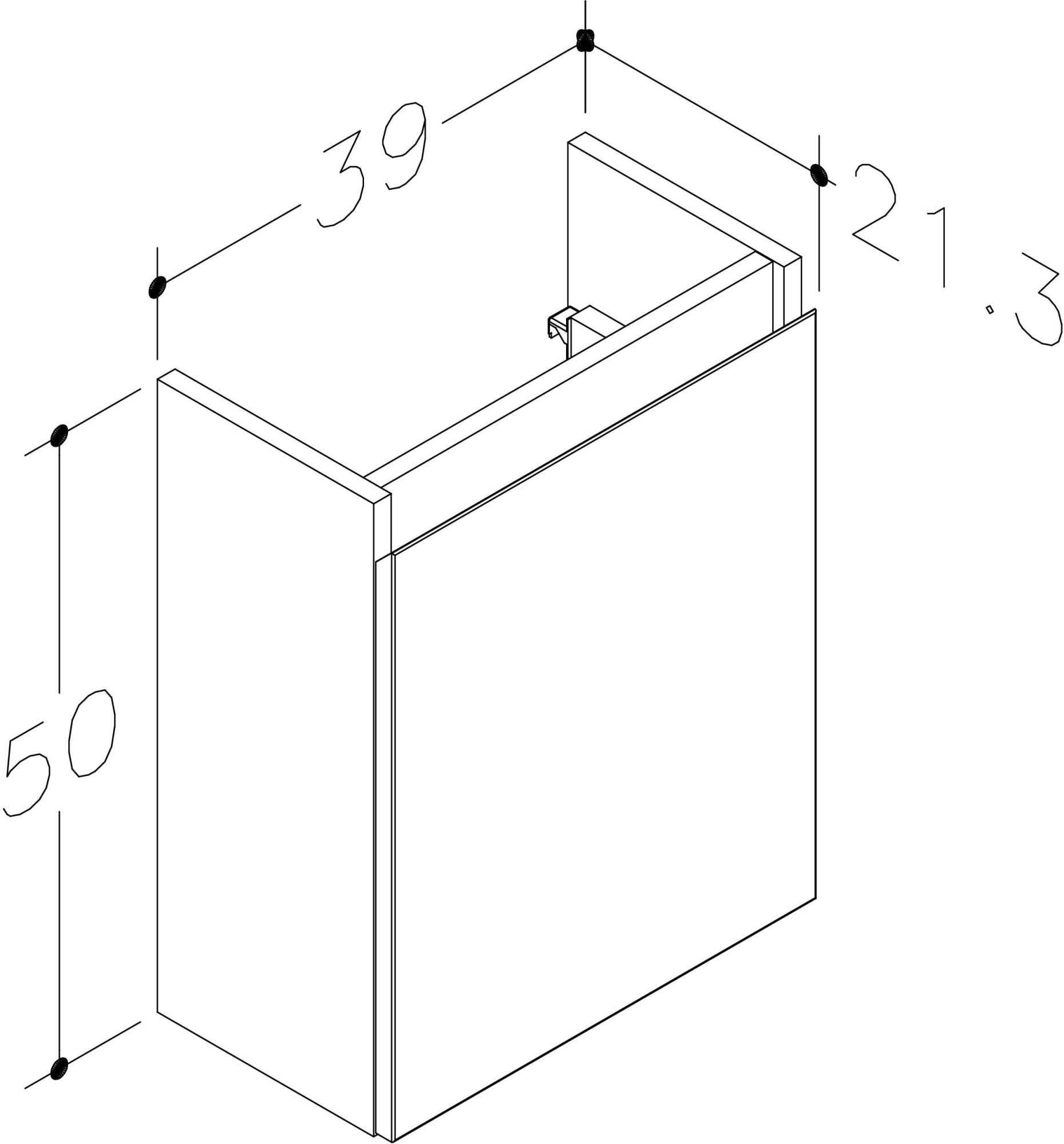welltime Waschtisch »Mini«, Breite 40cm, mit Soft-Close-Funktion, FSC zertifiziert
