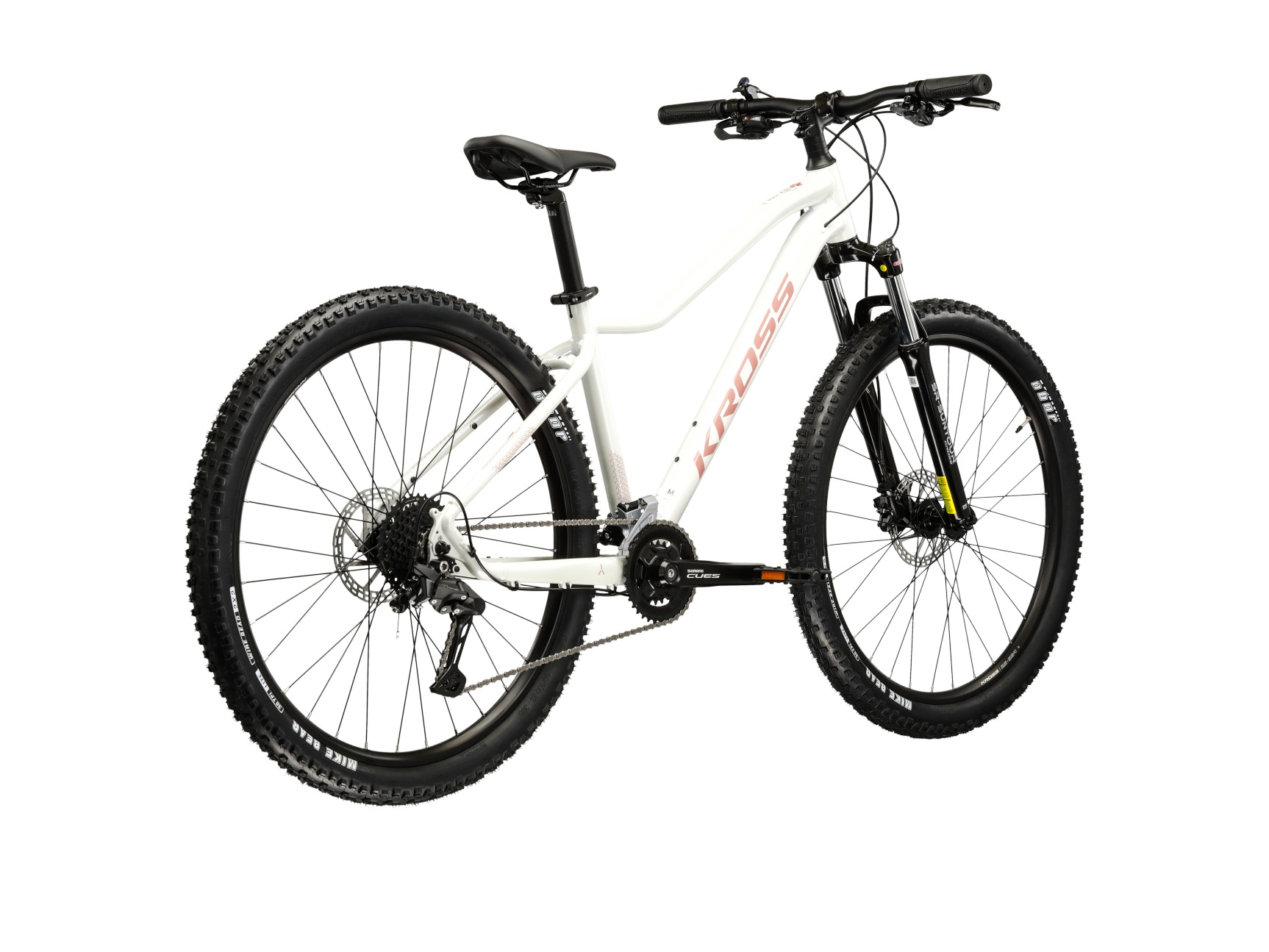 Kross Mountainbike »KROSS Mountainbike Hardtail 27,5" LEA 5.0 weiß 18 Gänge« 18 Gang Shimano CUES U3020 Schaltwerk Kettenschaltung