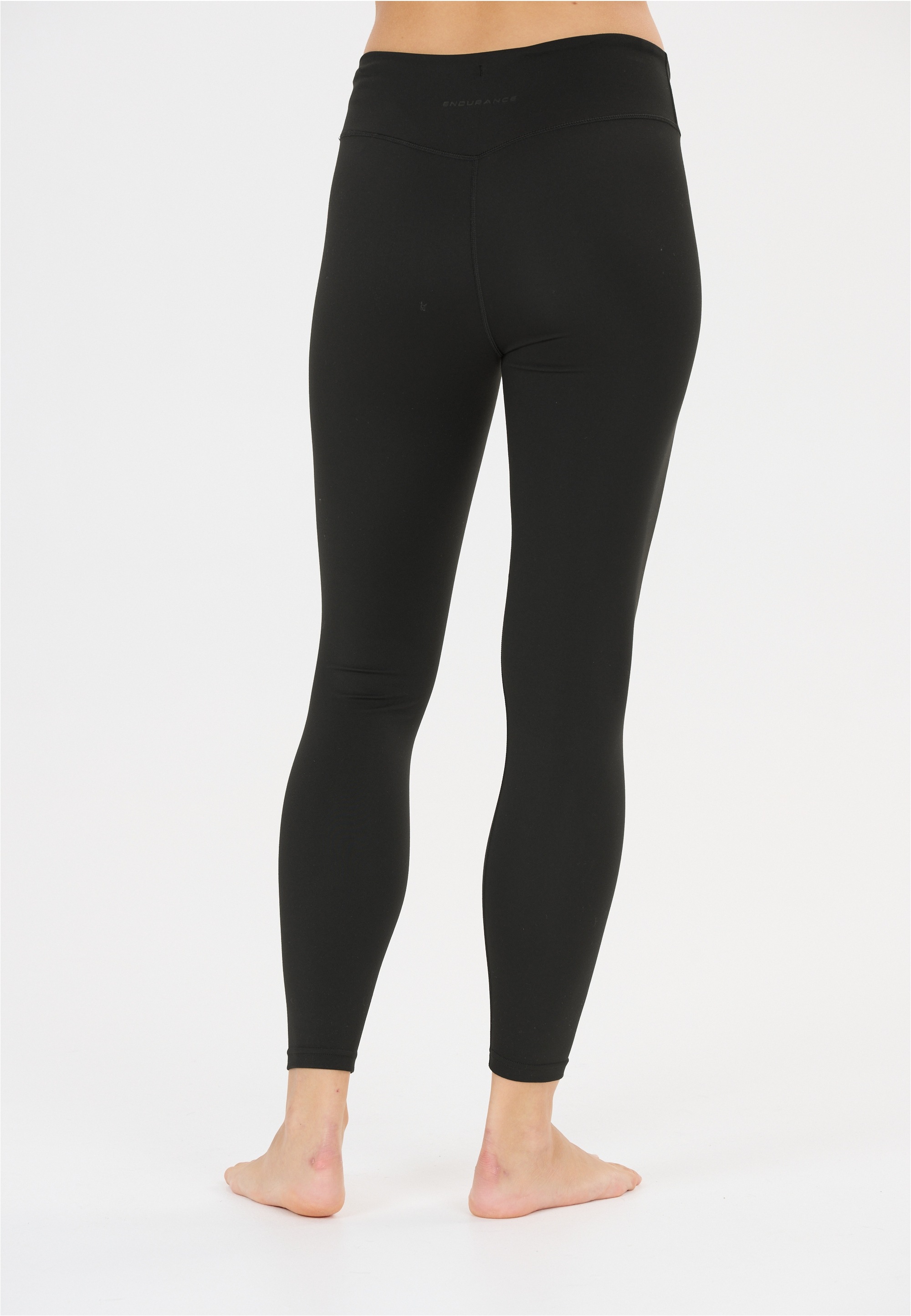 Lauftights ENDURANCE "Raleigh V2", Damen, Gr. 44, EURO-Größen, schwarz, 75% Polyamid, 25% Elasthan, unifarben, Hosen, 4-Wege Stretch 3