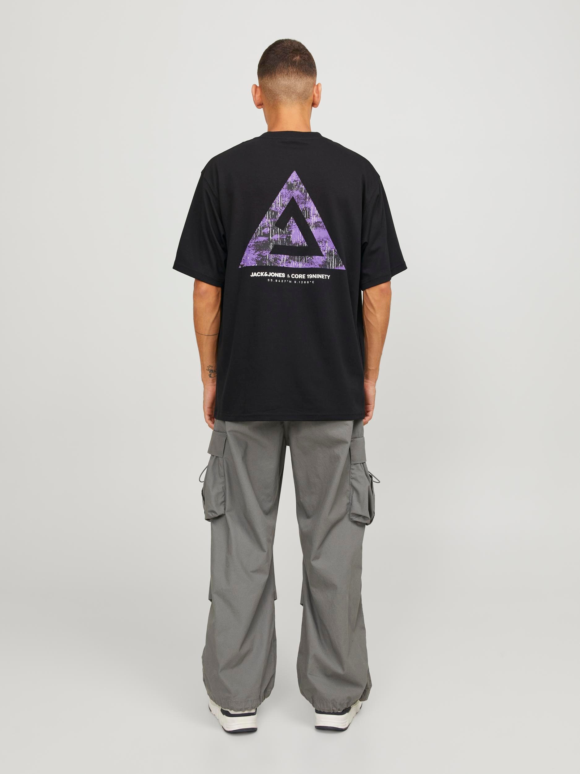 Jack & Jones Rundhalsshirt "JCOTRIANGLE TEE SS CREW NECK SN" günstig online kaufen