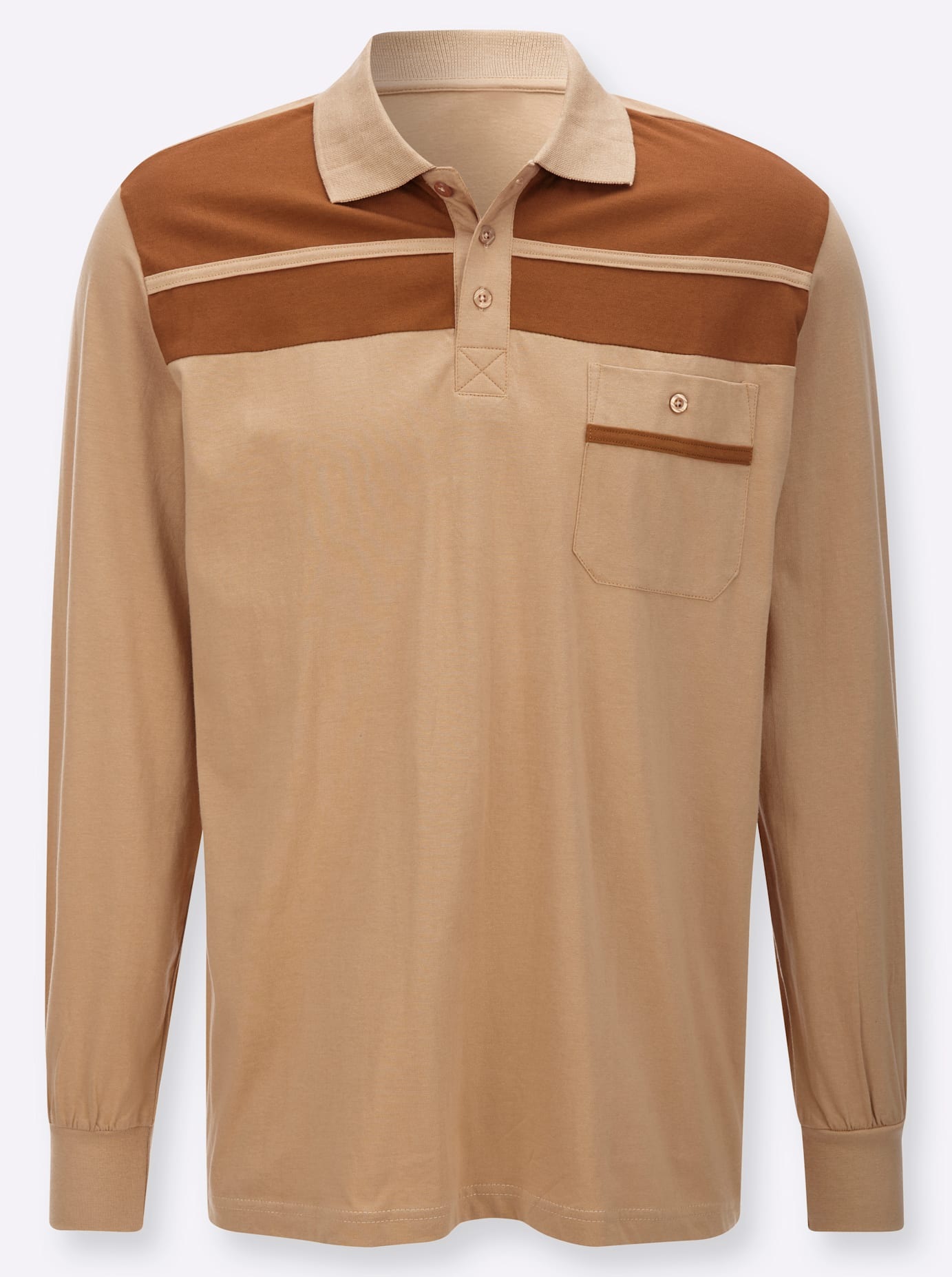 Thumbnail - Classic Langarm-Poloshirt "Poloshirt" 1 tlg.